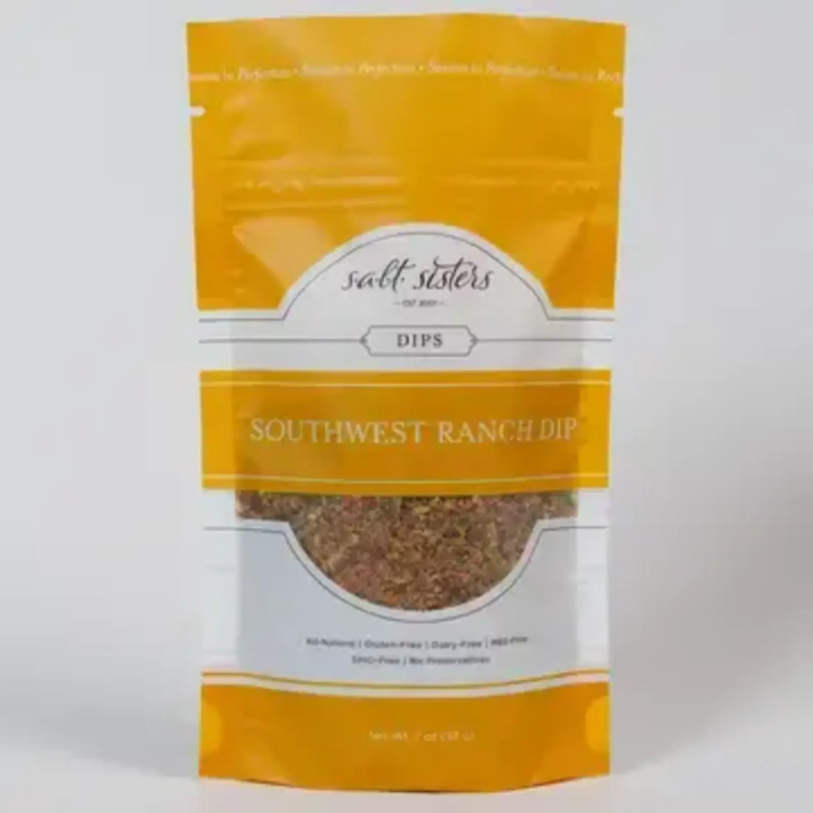 Salt Sisters Dip Seasoning Mix - Southwest Ranch - Packaged Weights