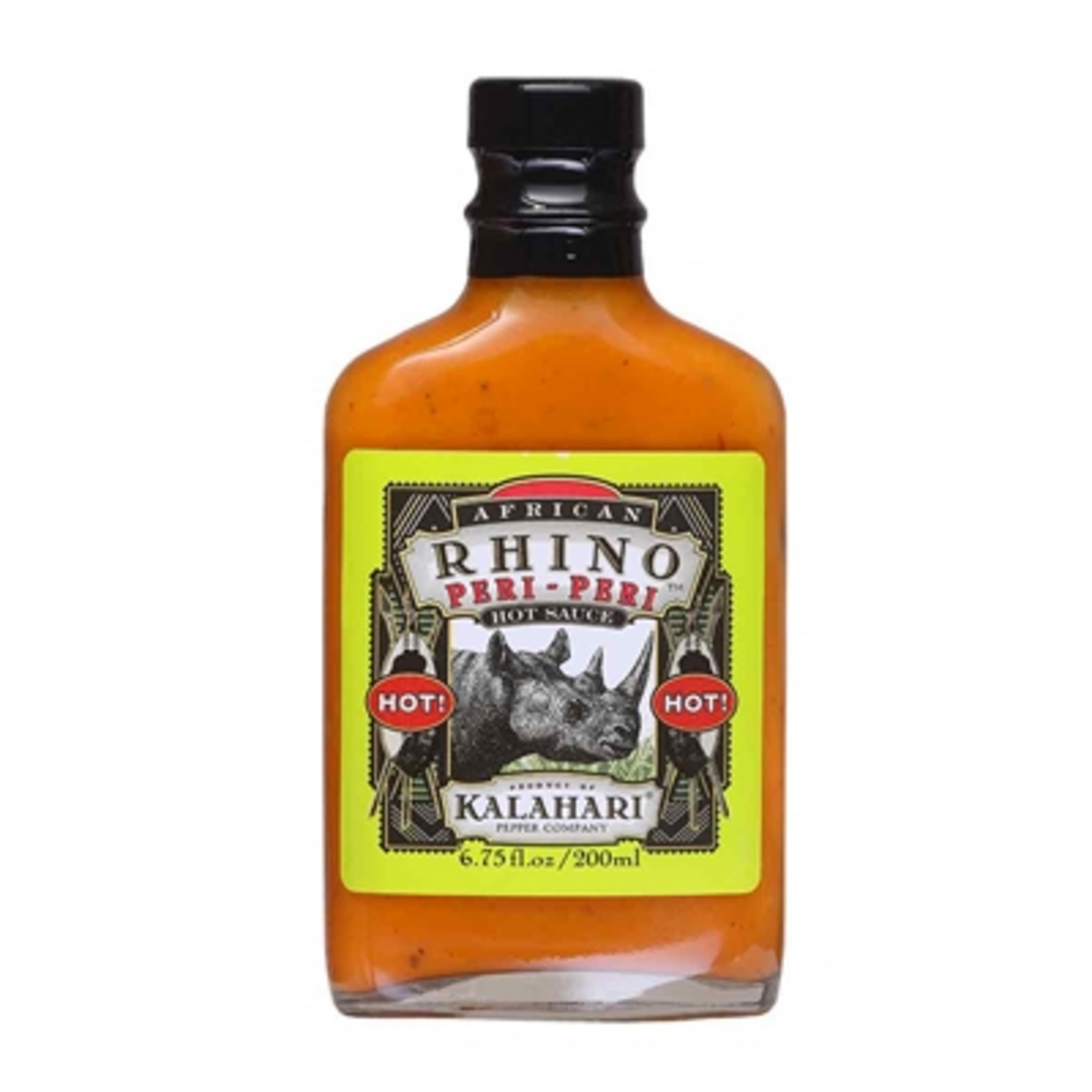 African Rhino Hot Peri-Peri Pepper Sauce | Heat Rating: 5