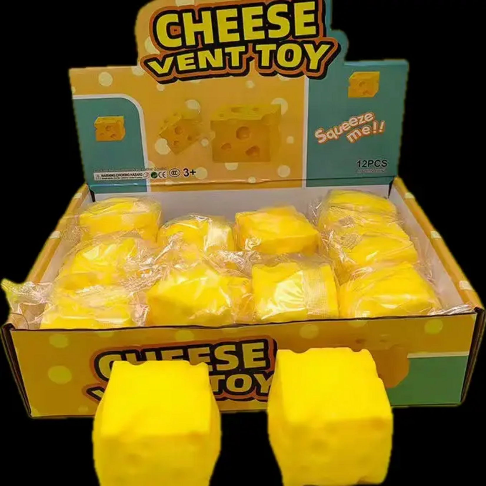 Viral Cheese Cube Squishy