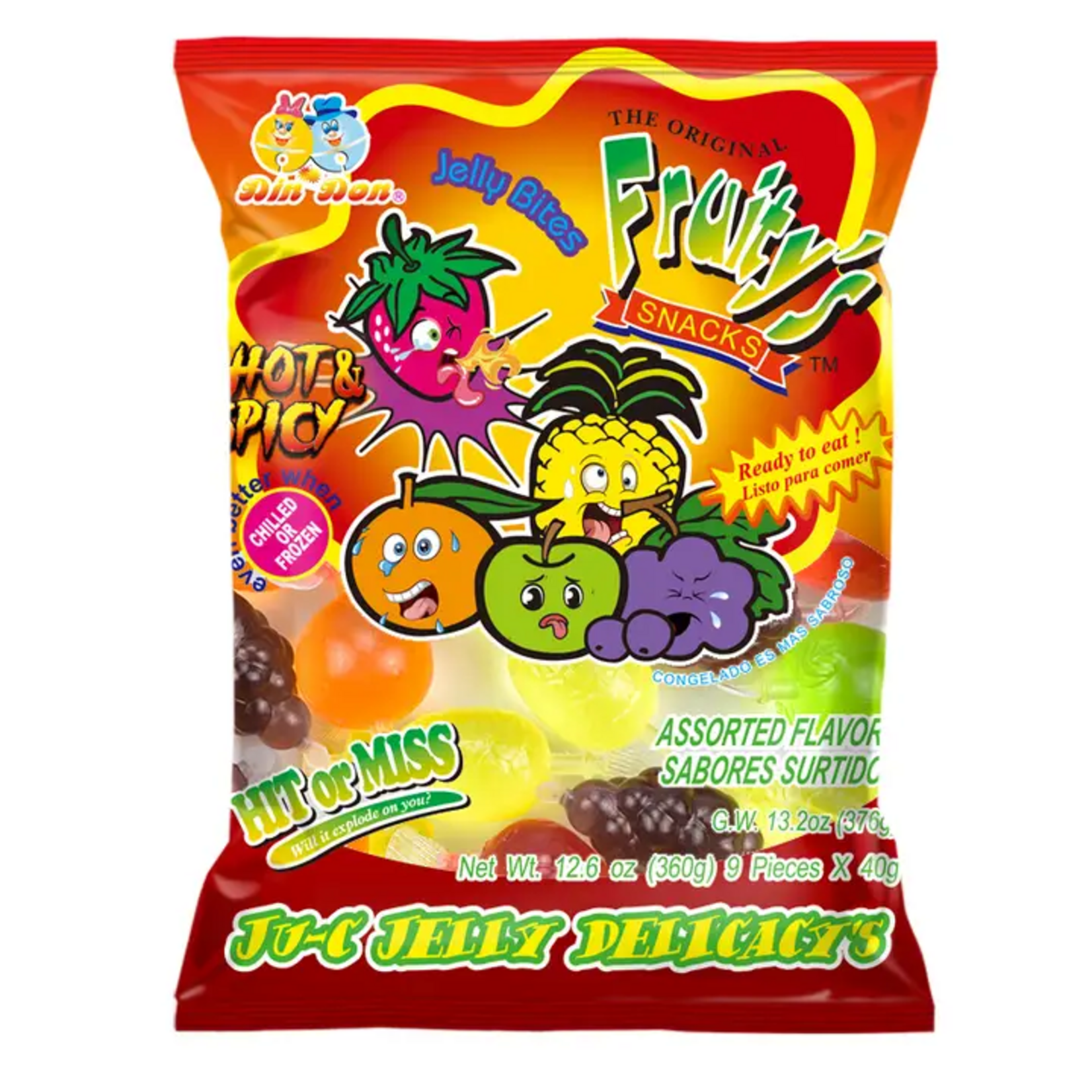 Fruity's Ju-C Jellies Hot & Spicy 12.6oz
