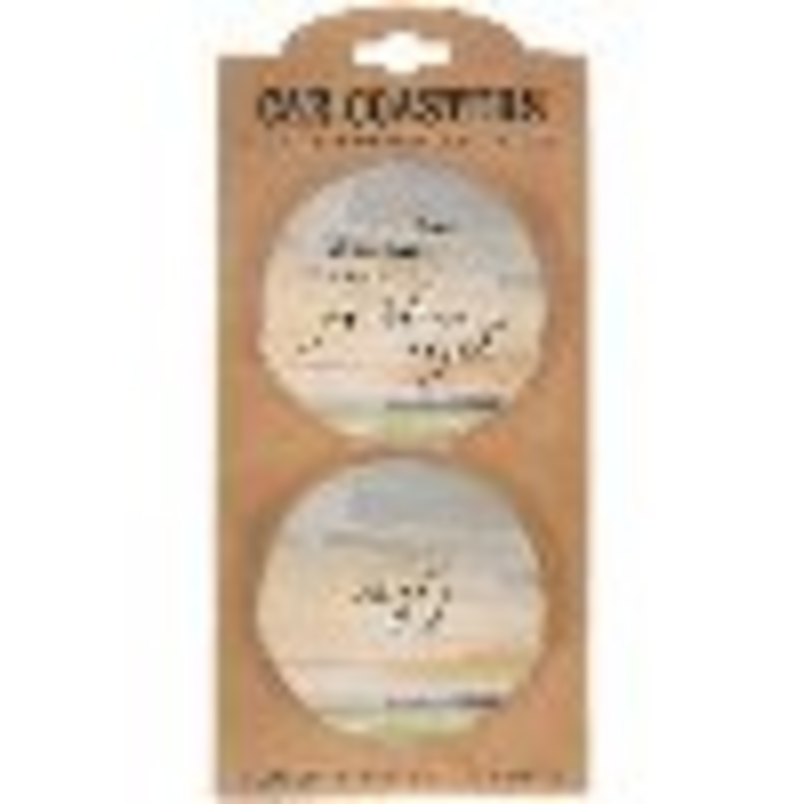 "Guardian Angel" Car Coaster Set (2pc)