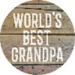 "Grandpa" Round Car Coaster