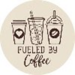 Fueled by Coffee Car Coaster