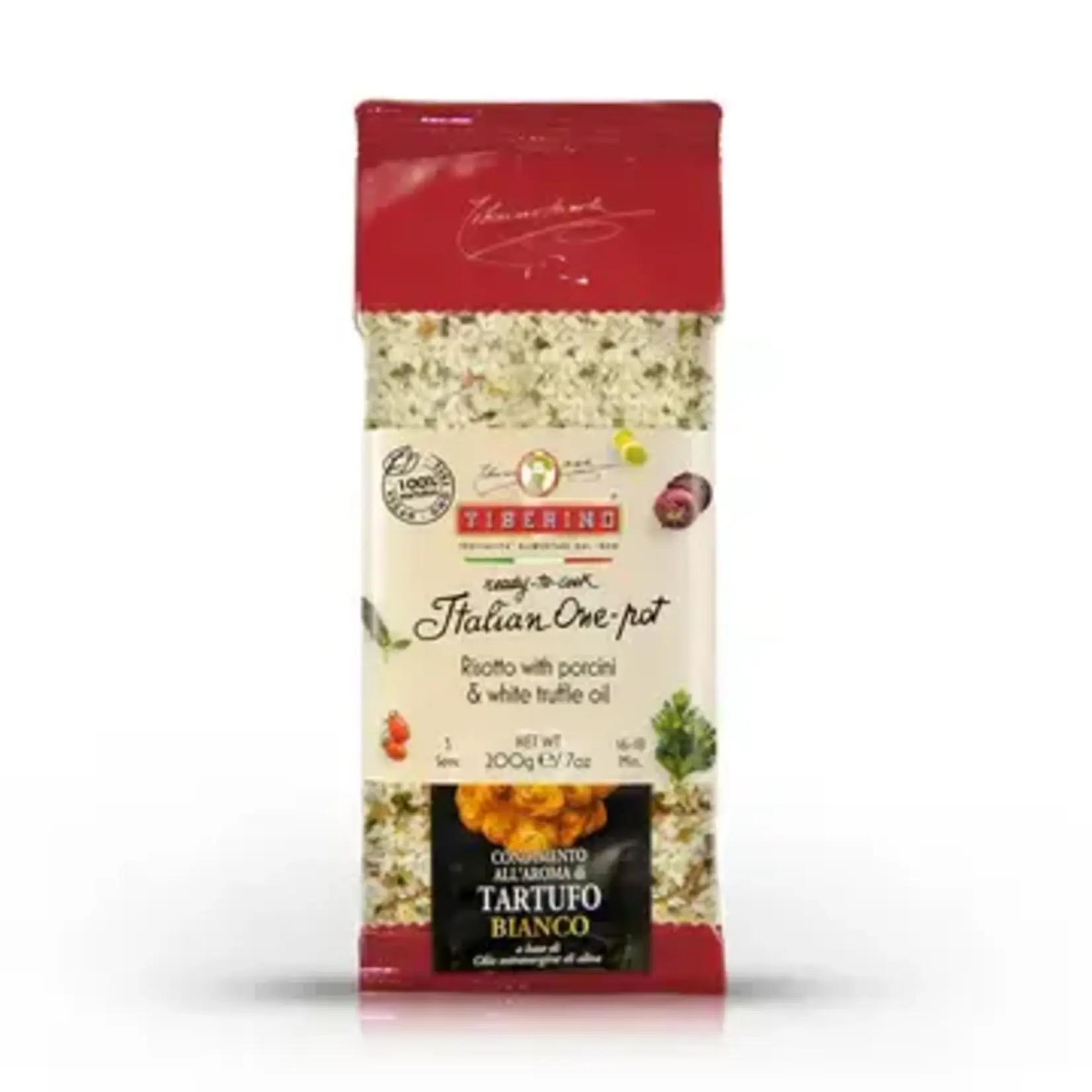 Tiberino Risotto with Porcin and White Truffle Oil
