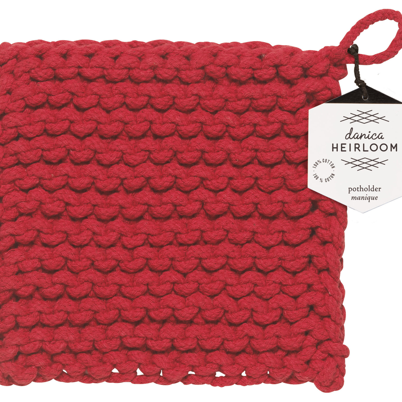 Danica Brands Knit Potholder - Chili Red | Danica Brands