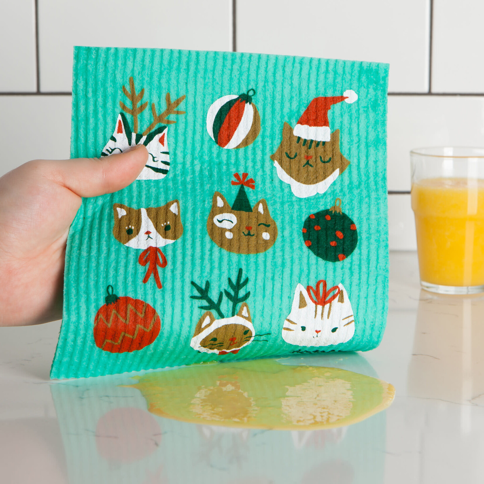 Danica Brands Swedish Dishcloth - Let it Meow | Danica Brands