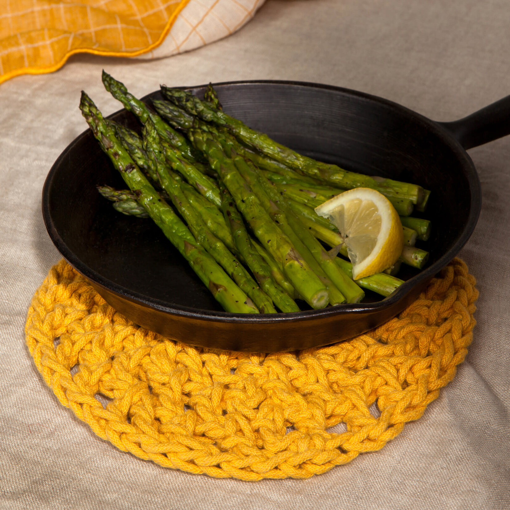Danica Brands Knotted Trivet - Ochre | Danica Brands