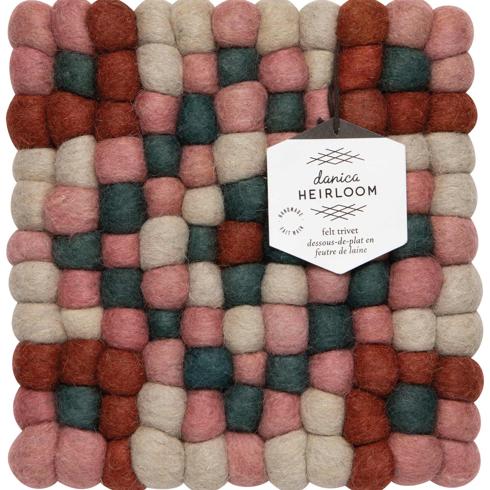 Danica Brands Wool Felt Ball Trivet - Terra | Danica Brands