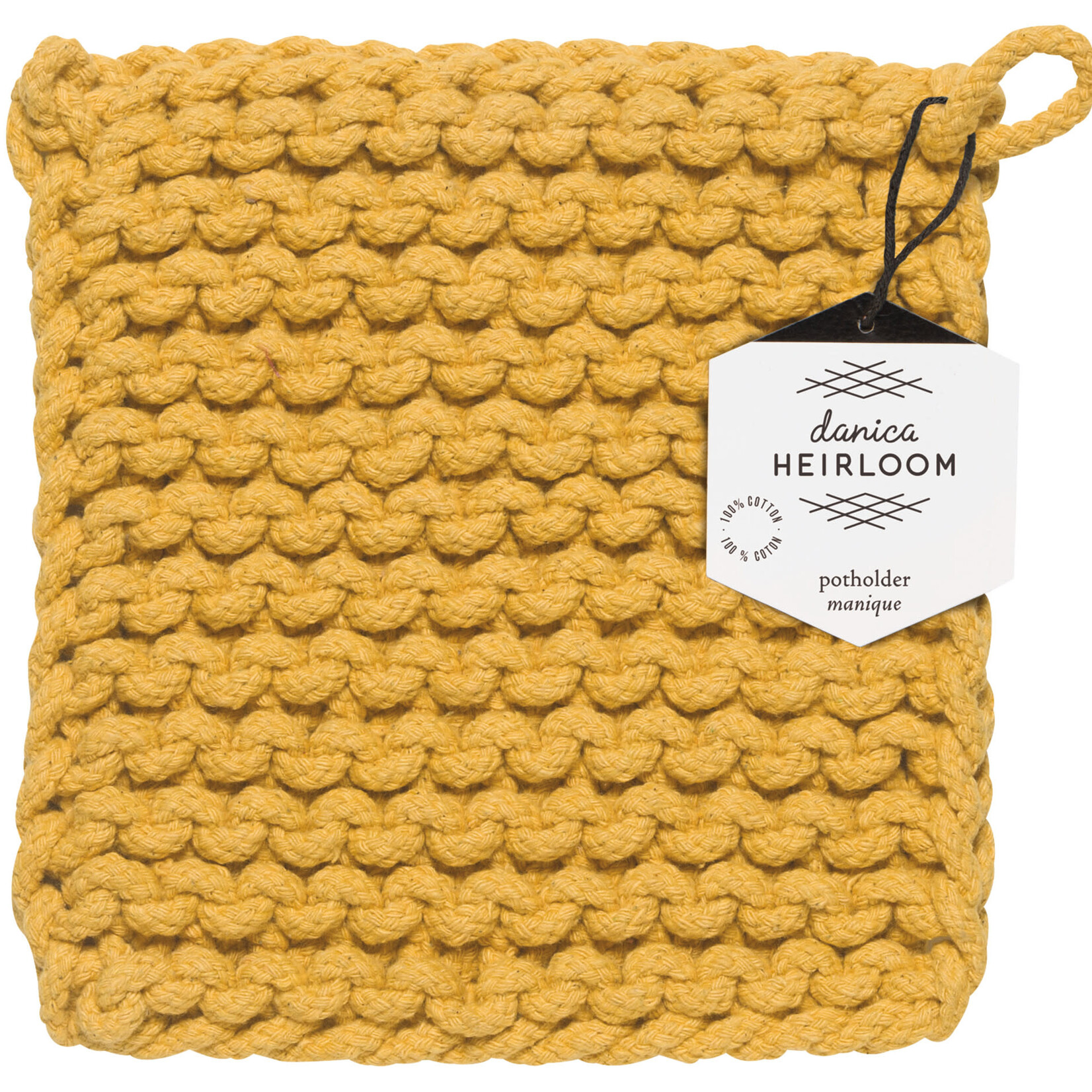 Danica Brands Pot Holder - Knit Ochre | Danica Brands