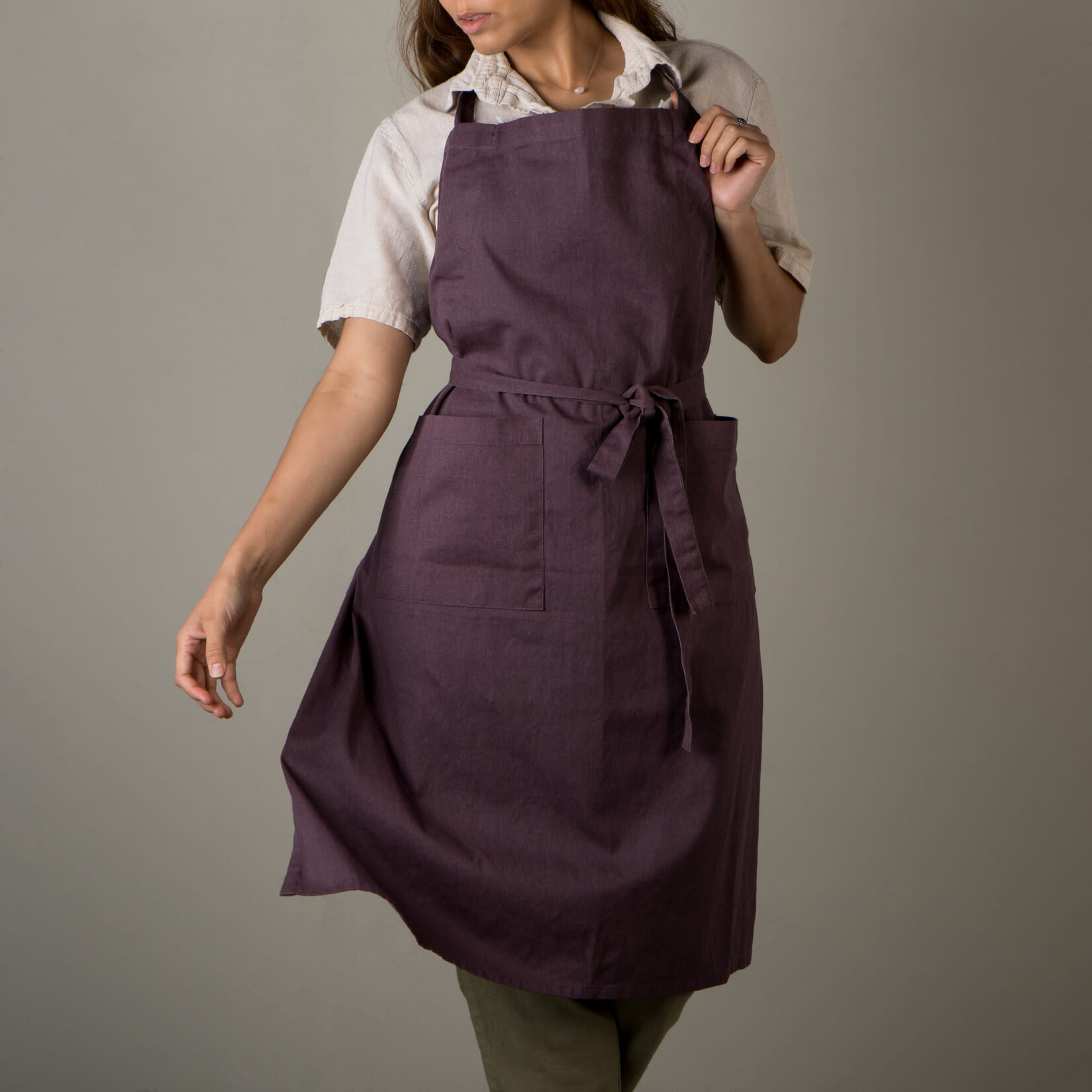 Danica Brands Apron - Stonewash Ash Plum | Danica Brands