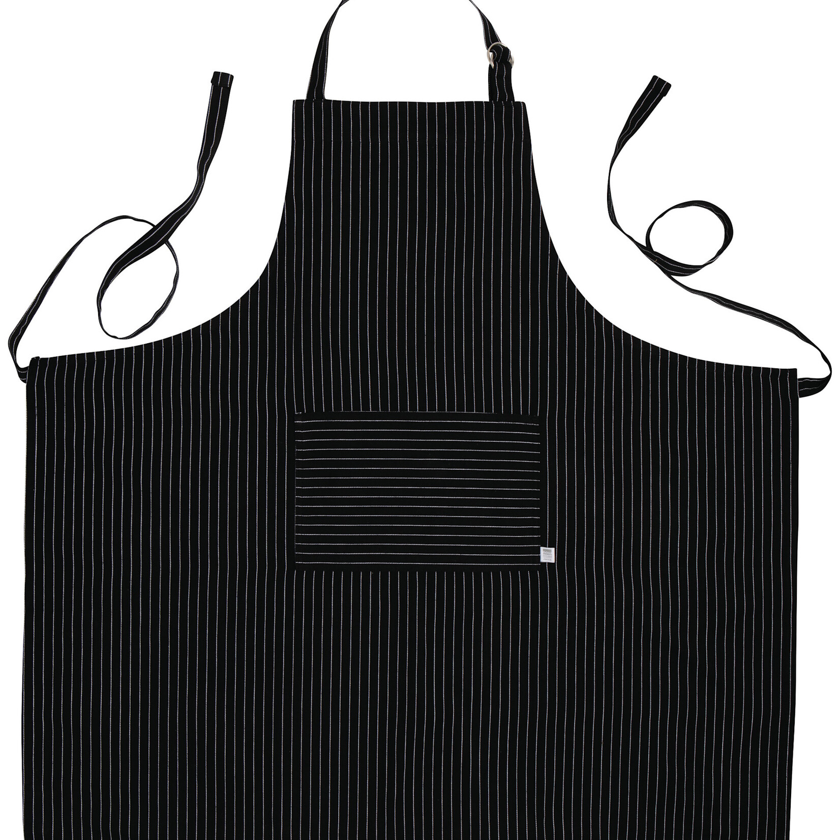 Danica Brands Oversized Mighty Apron - Black Pinstripe | Danica Brands