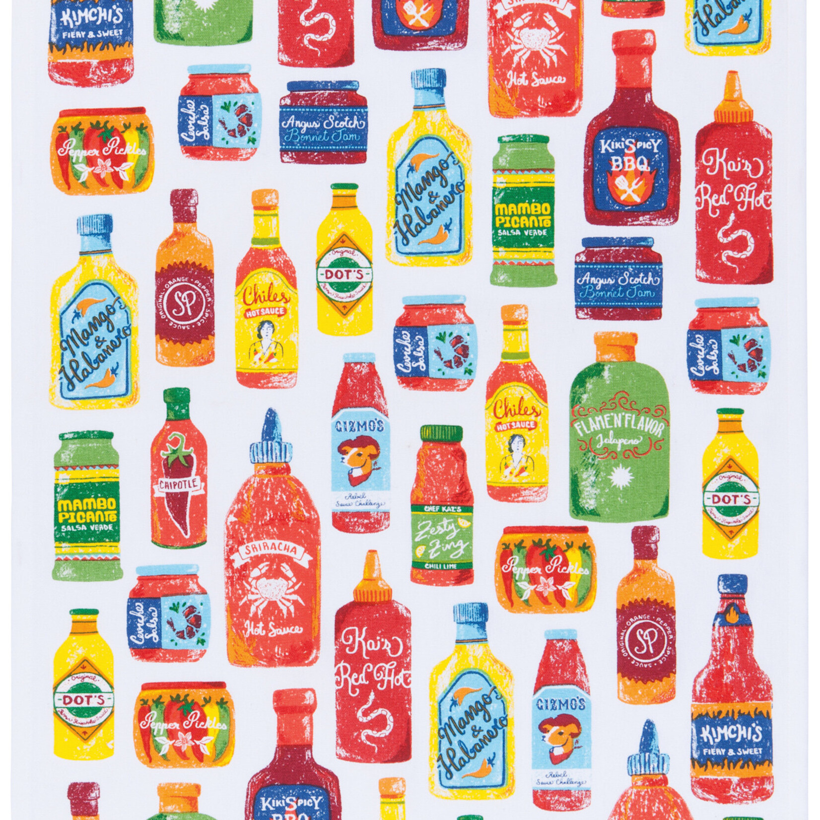 Danica Brands Dishtowels Set of 2 - Hot Sauce | Danica Brands