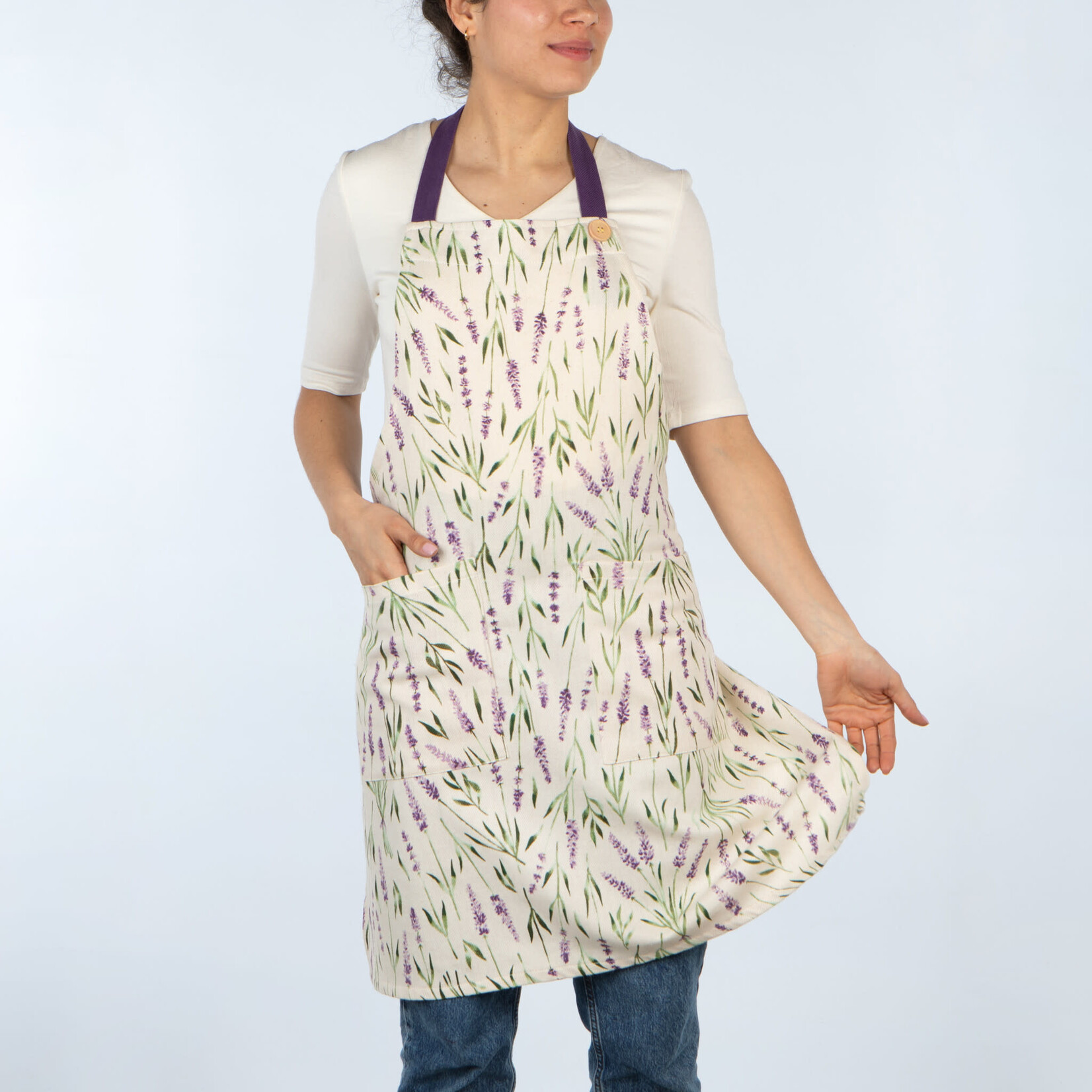 Danica Brands Apron - Spruce Lavender | Danica Brands