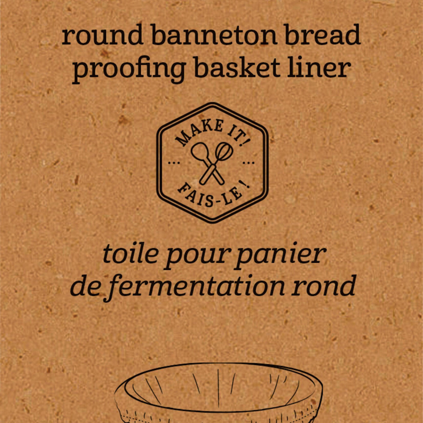 Danica Brands Natural Cotton Liner Round - Banneton | Danica Brands