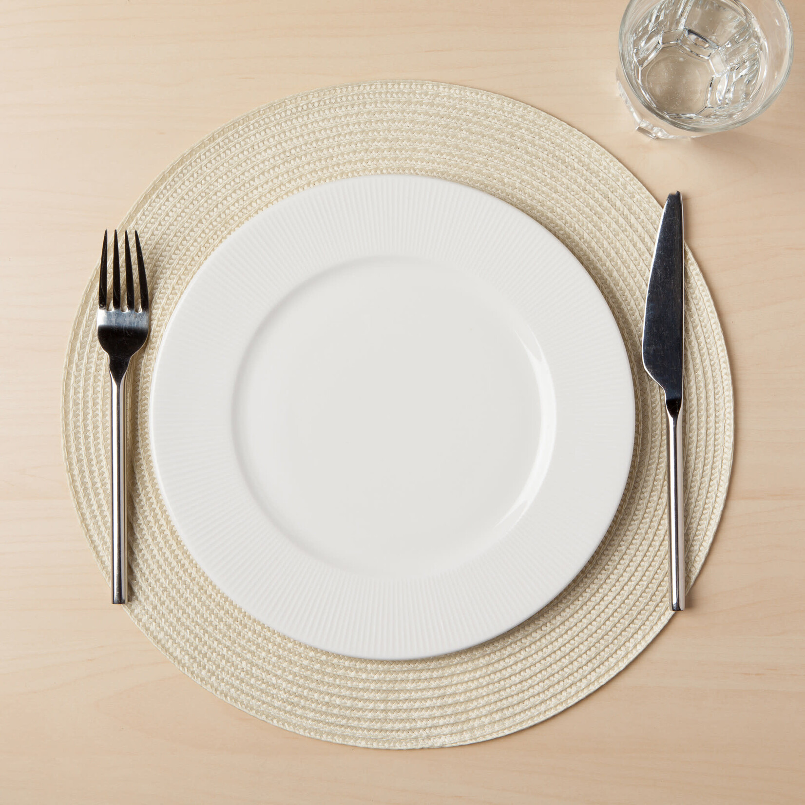 Danica Brands Round Placemat - Disko, Ivory | Danica Brands