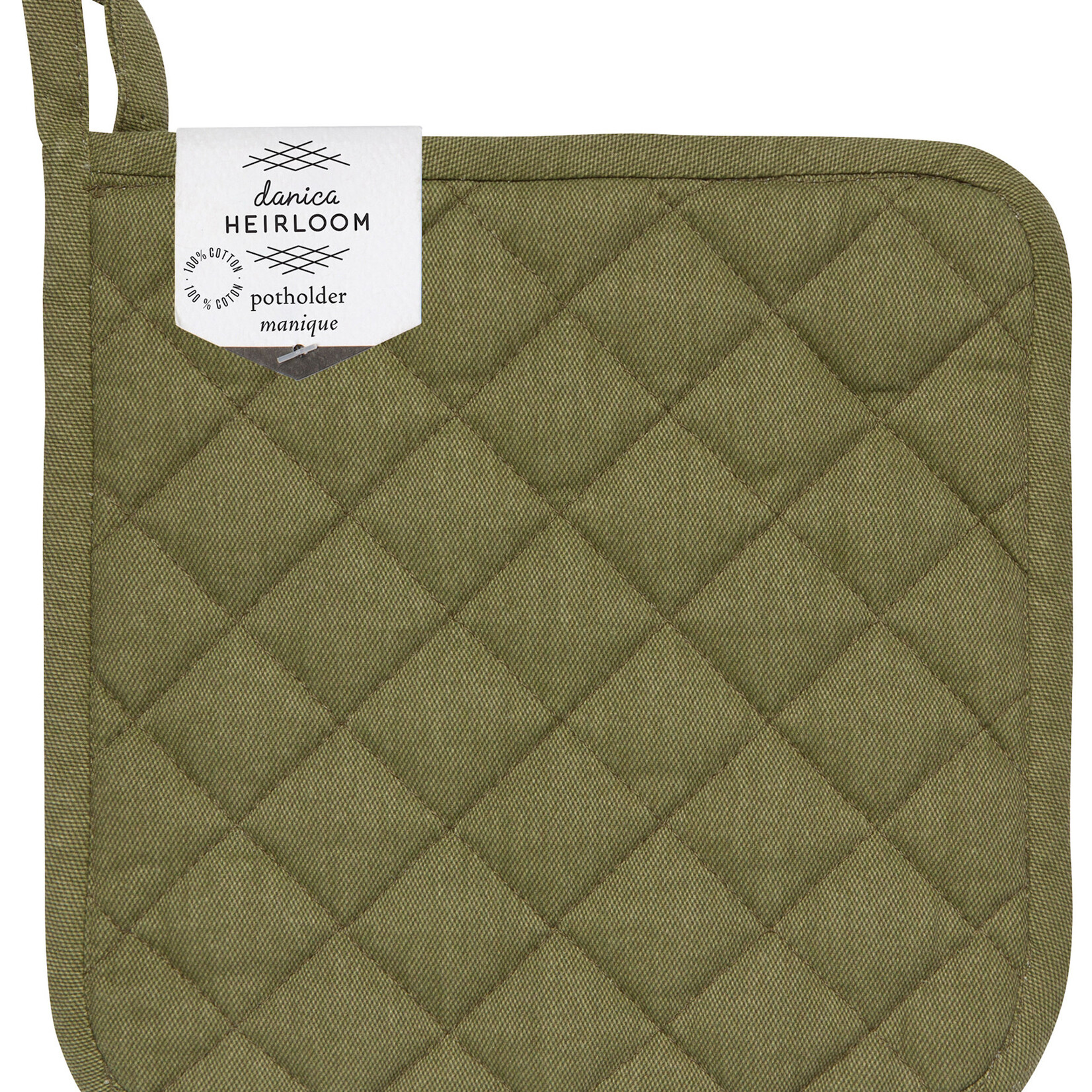 Danica Brands Pot Holder - Stonewash Olive Branch | Danica Brands