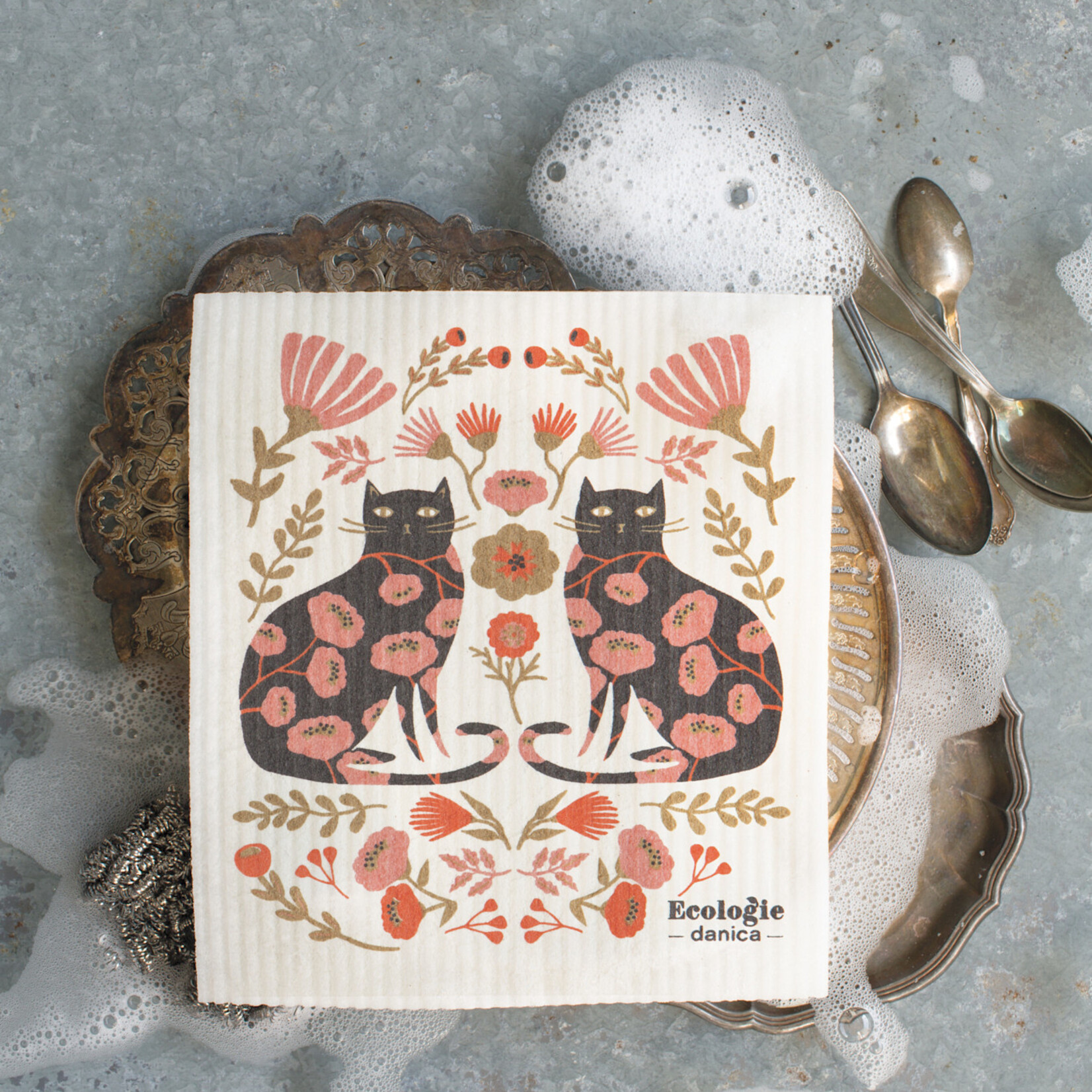 Danica Brands Dishcloth Swedish Catbloom | Danica Brands