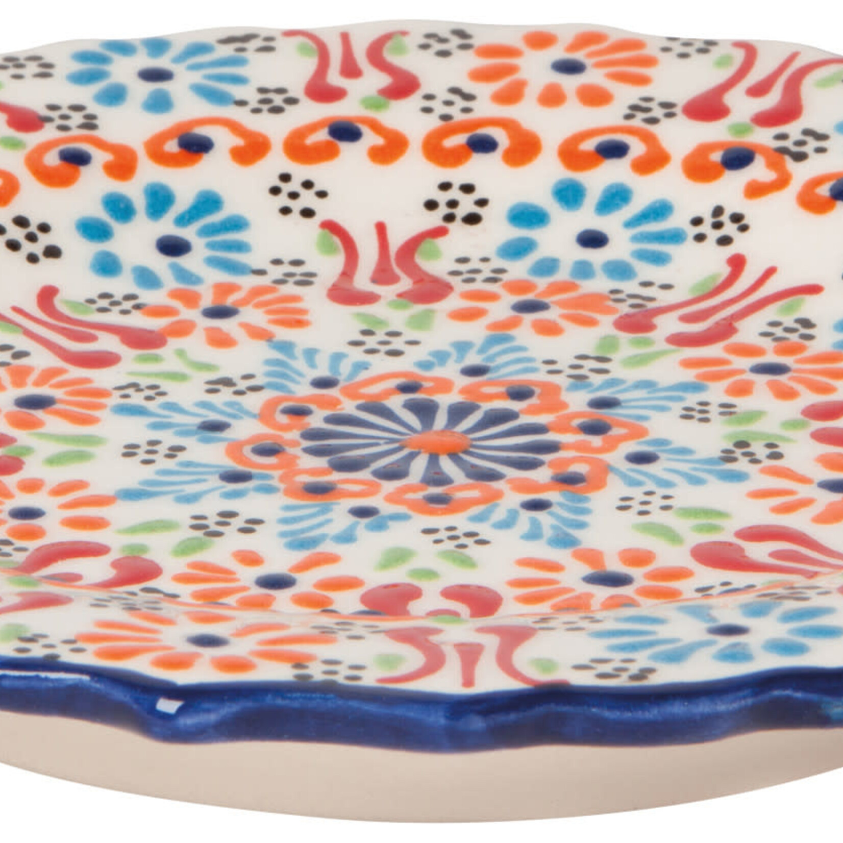 Danica Brands Plate 7.5in Evani - Multi White | Danica Brands