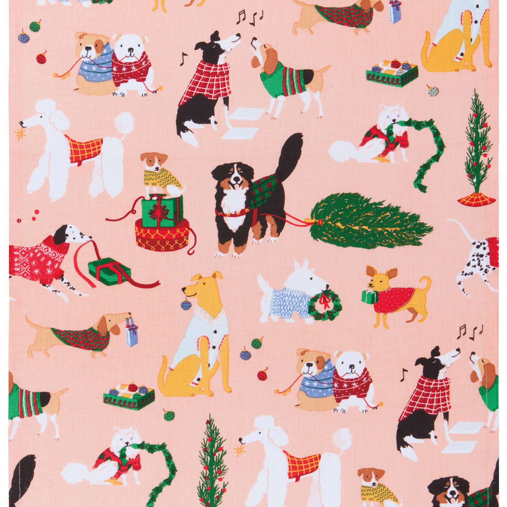 Danica Brands Towel Set/2 - Holiday Hounds | Danica Brands