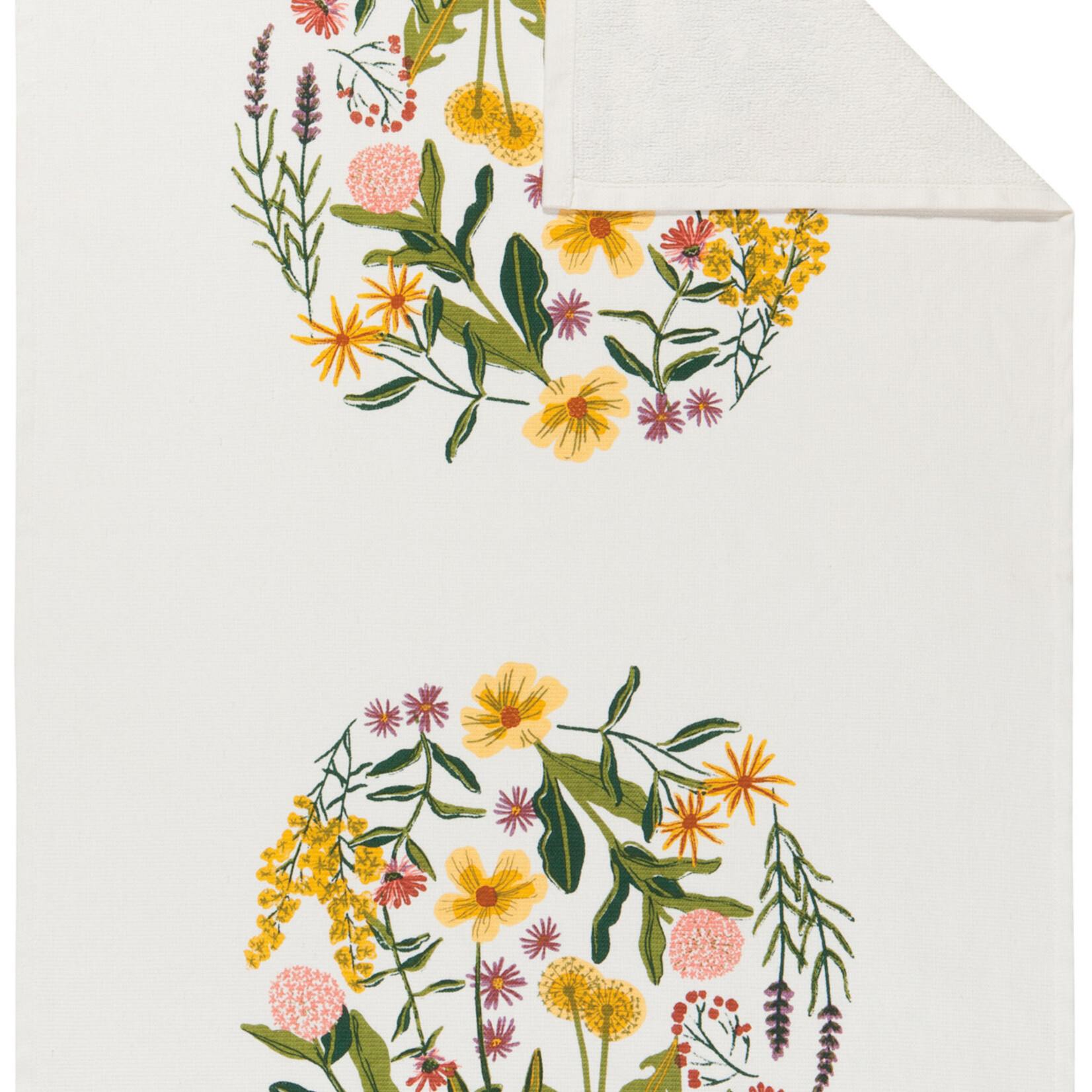 Danica Brands Tea Towel -Print Terry Bees & Blooms | Danica Brands