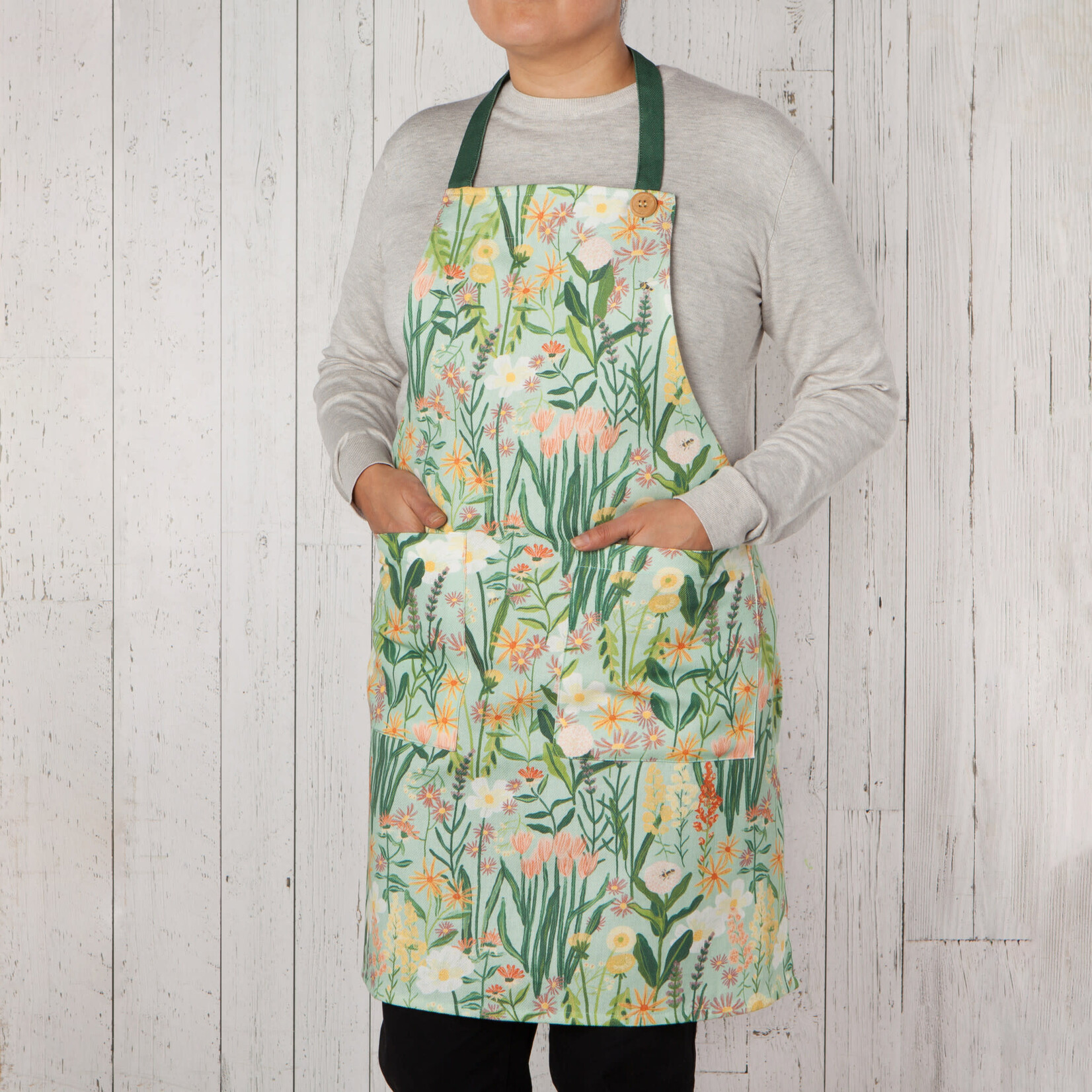 Danica Brands Apron - Spruce Bees & Blooms | Danica Brands
