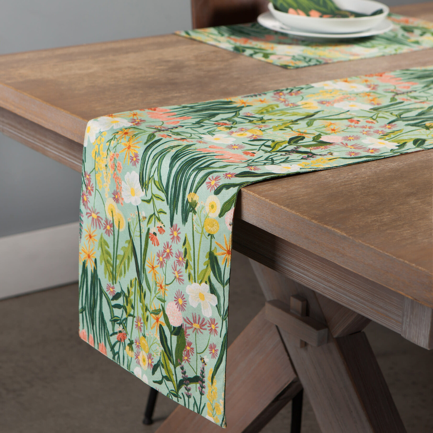 Danica Brands Table Runner 72” - Clean Coast Bees & Blooms | Danica Brands