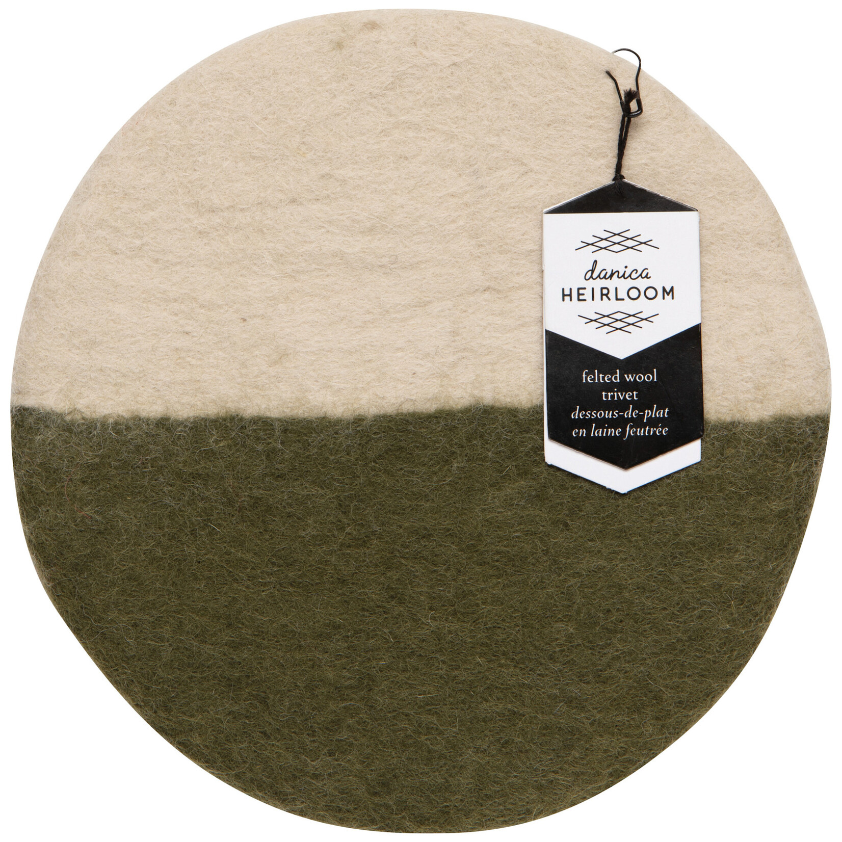 Danica Brands Felted Wool Trivet - Olive | Danica Brands