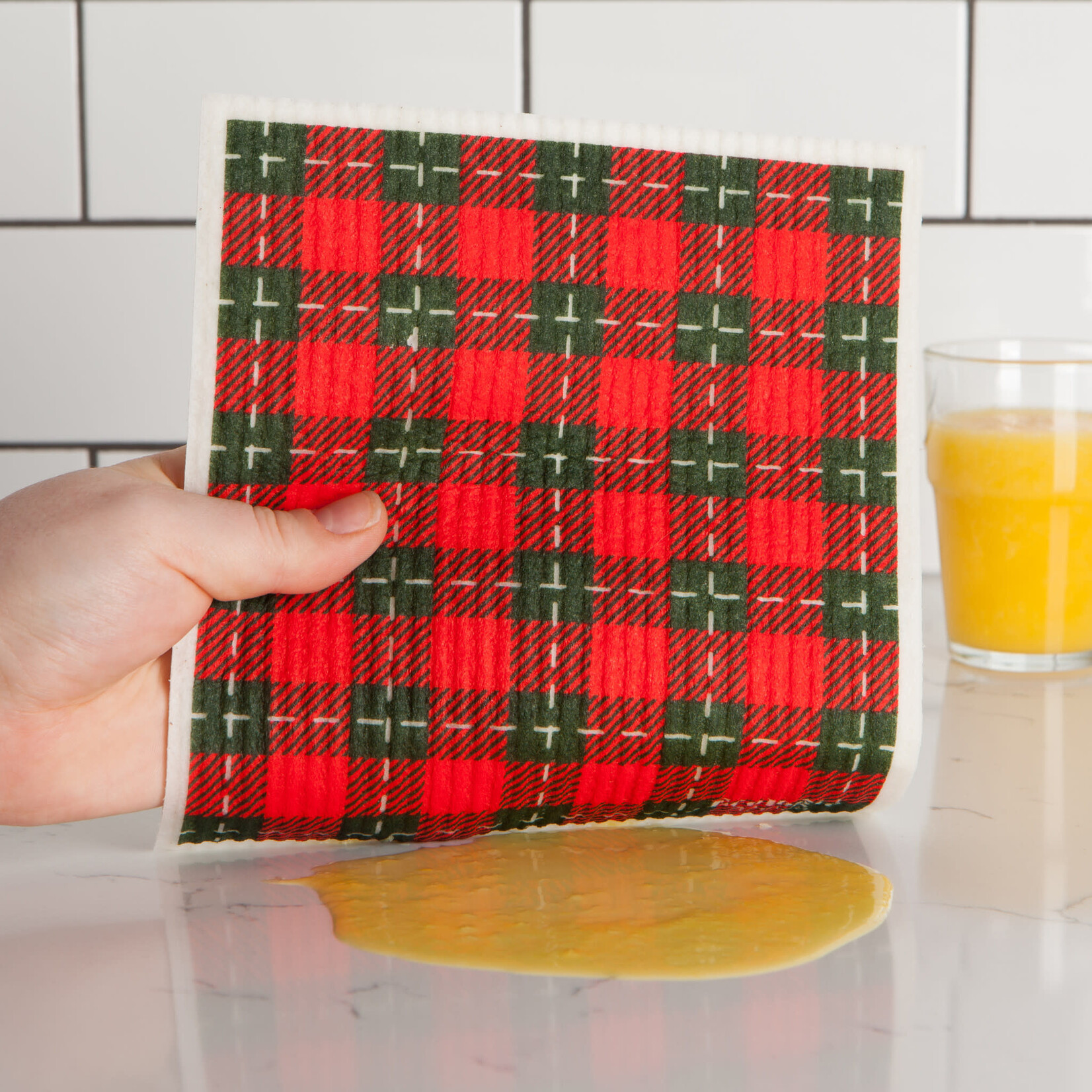 Danica Brands Swedish Dishcloth - Tartan | Danica Brands