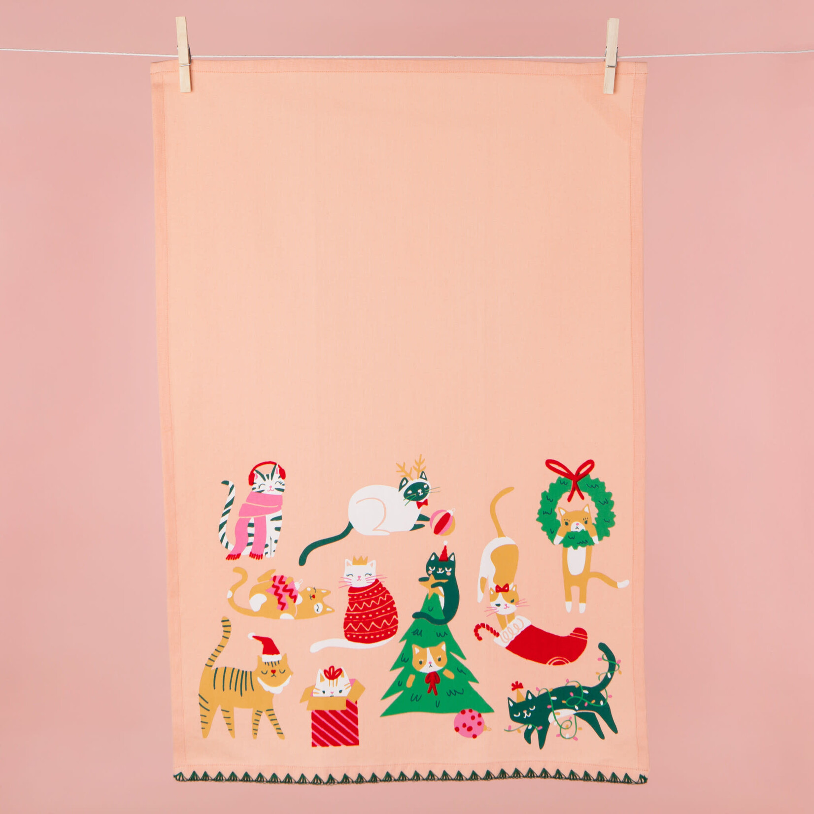 Danica Brands Dishtowel - Let it Meow Christmas | Danica Brands