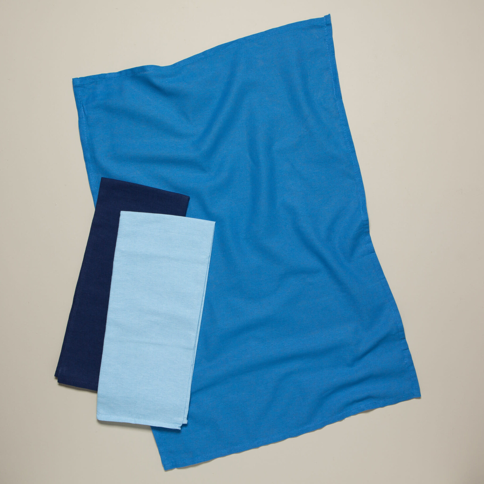 Danica Brands Dishtowel Floursack Set/3 - Moonlght Blue Indigo | Danica Brands