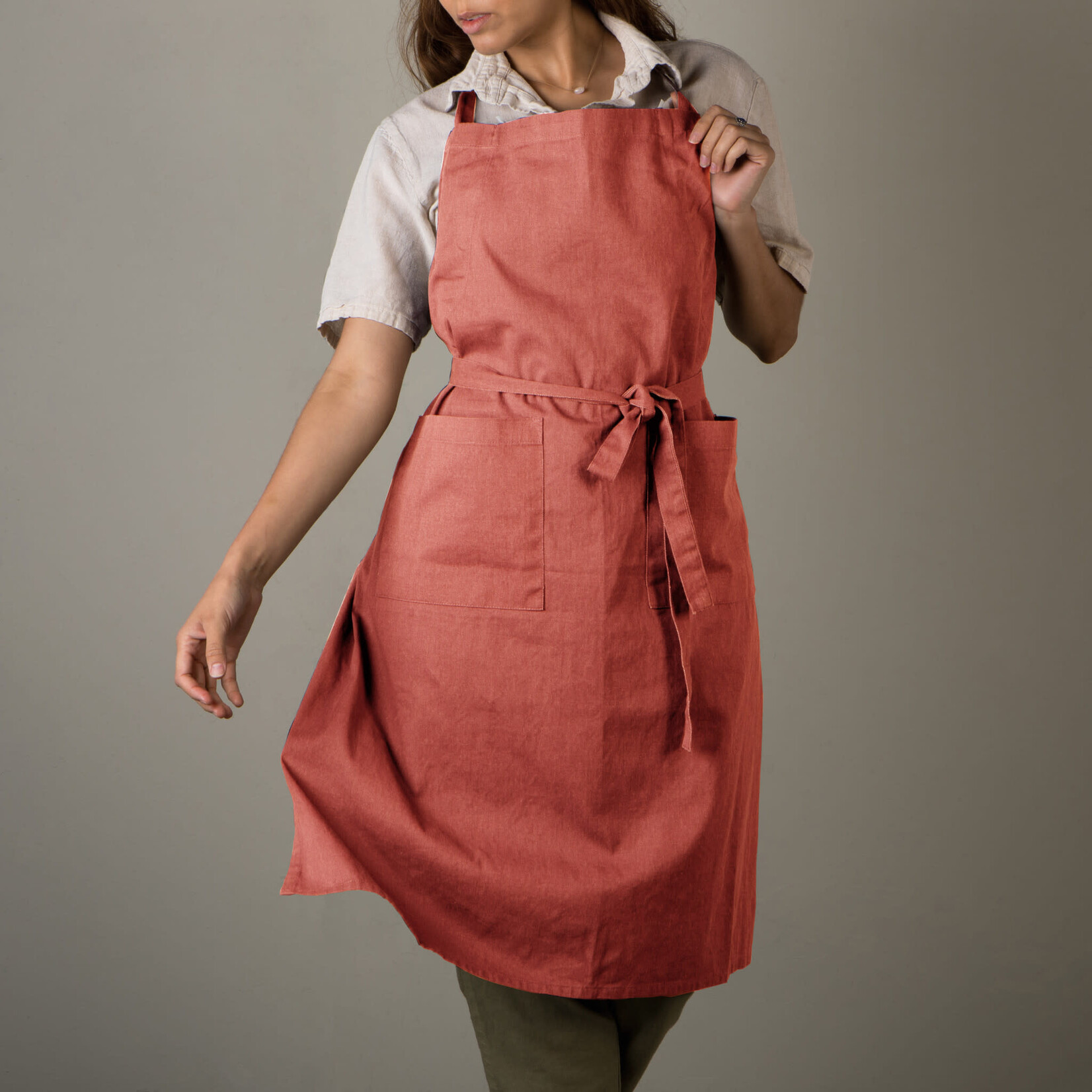 Danica Brands Apron - Stonewash Clay | Danica Brands