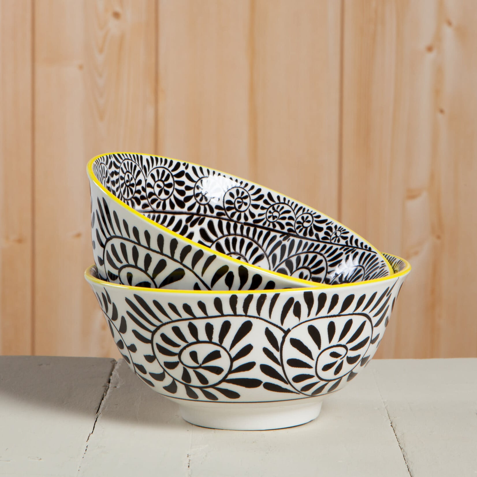 Danica Brands Bowl Stamped - Black Vines | Danica Brands