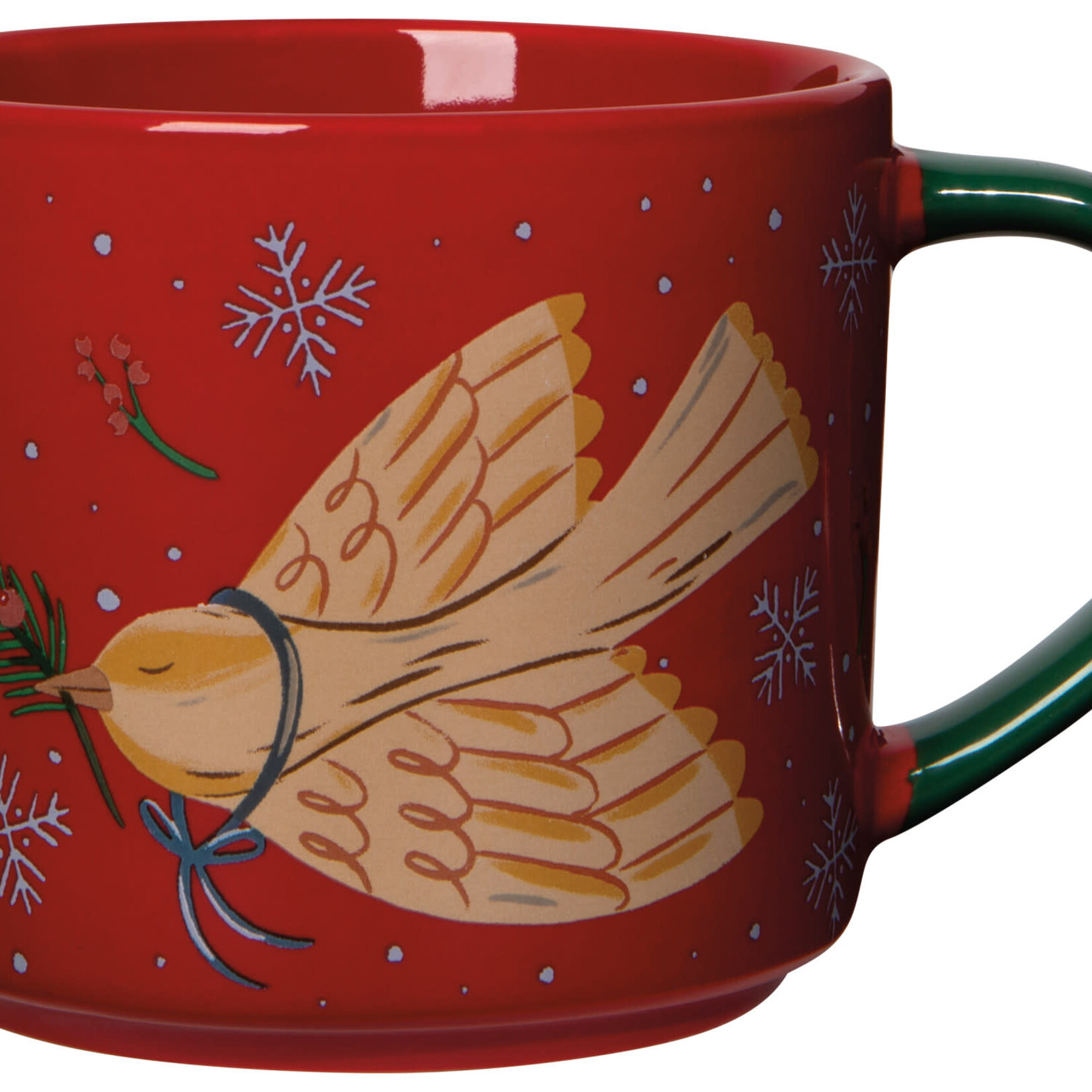 Danica Brands Mug with Lid - Season's Tweetings | Danica Brands