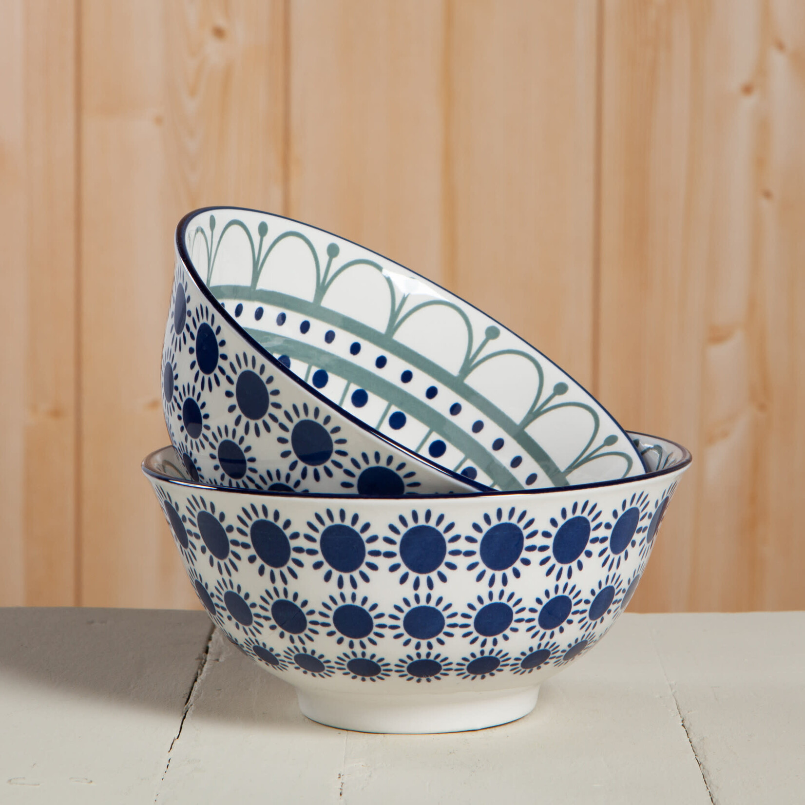Danica Brands Stamped Bowl 6 inch - Black Navy Sun | Danica Brands