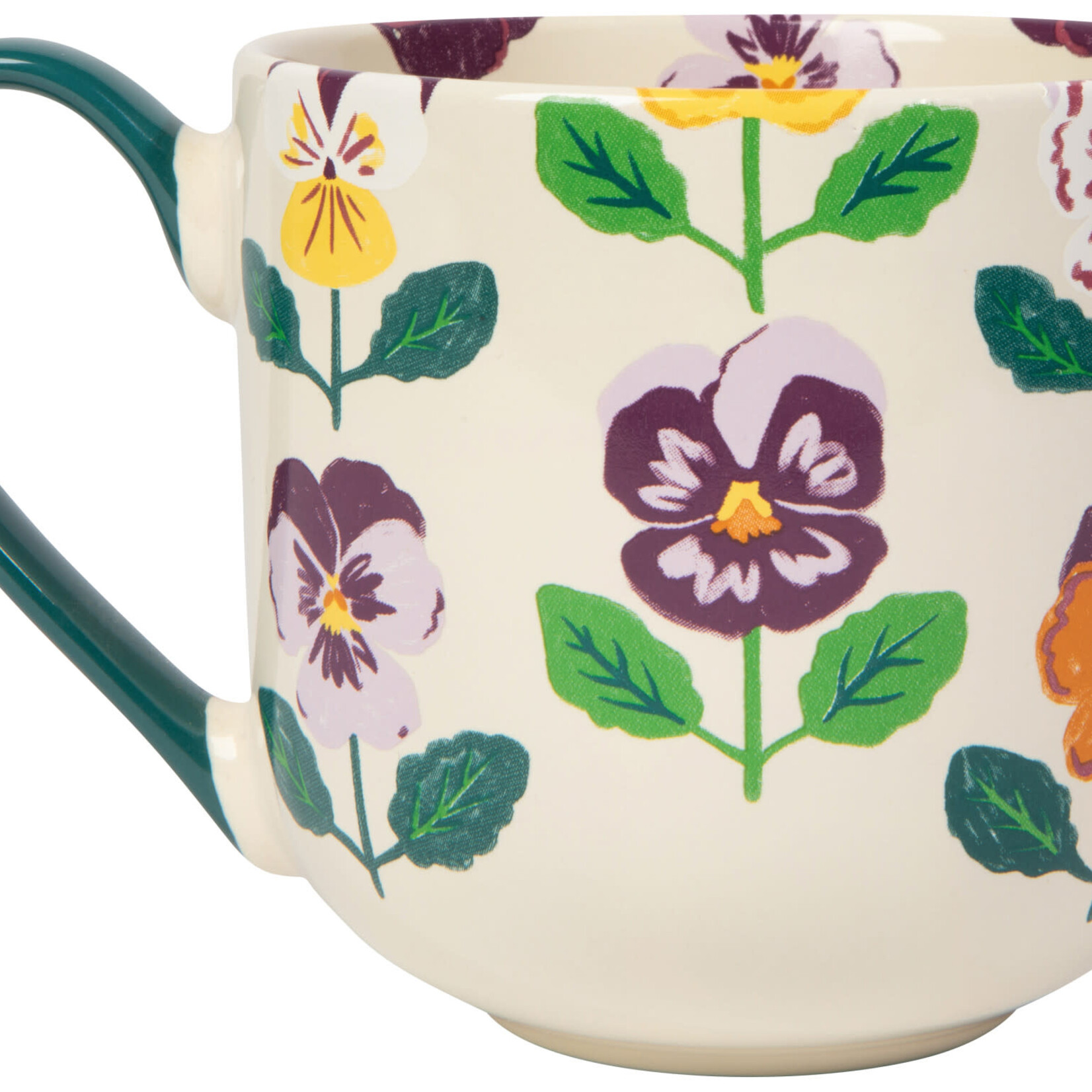 Danica Brands Mug - Cottage 17oz Pansy | Danica Brands