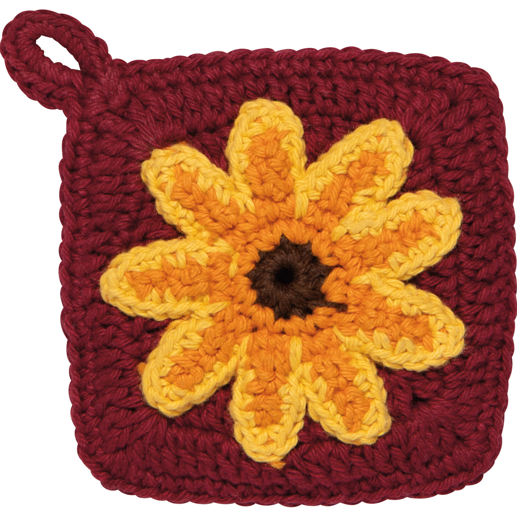 Danica Brands Dishcloth Set/2 - Crochet Sponge Sunflower | Danica Brands