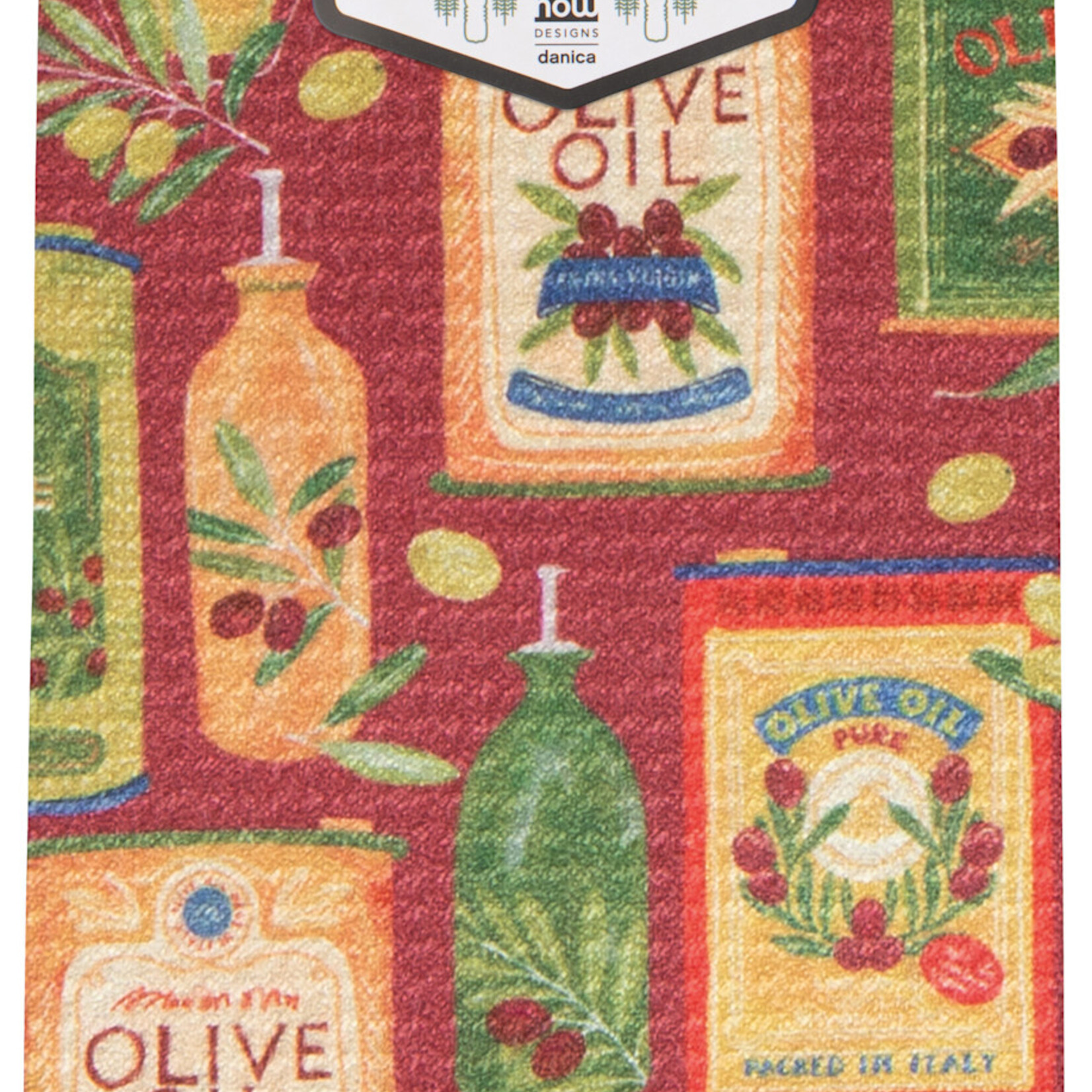 Danica Brands Recycled Microfibre Dishtowel - Olive Oil | Danica Brands