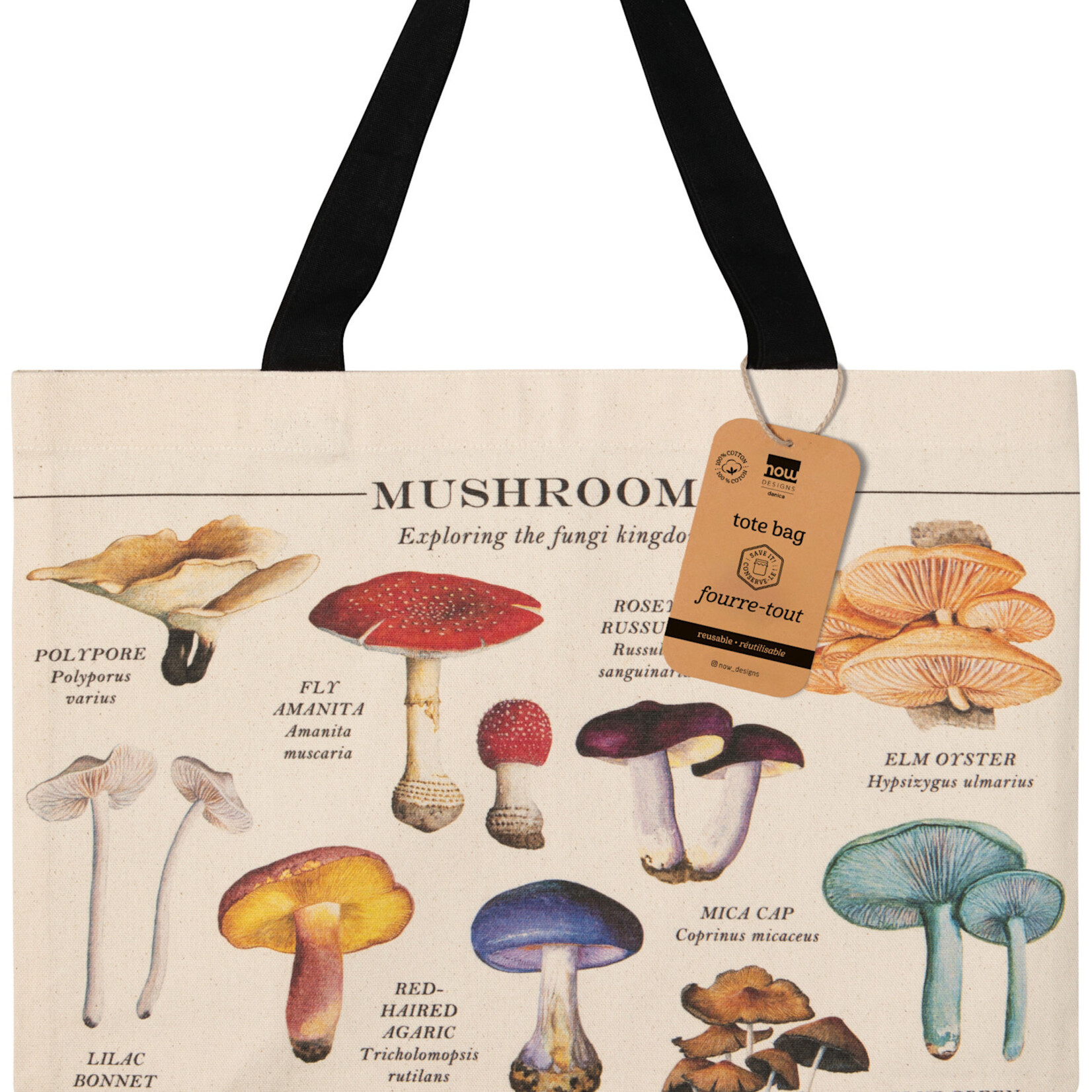 Danica Brands Tote Bag - Mushrooms | Danica Brands