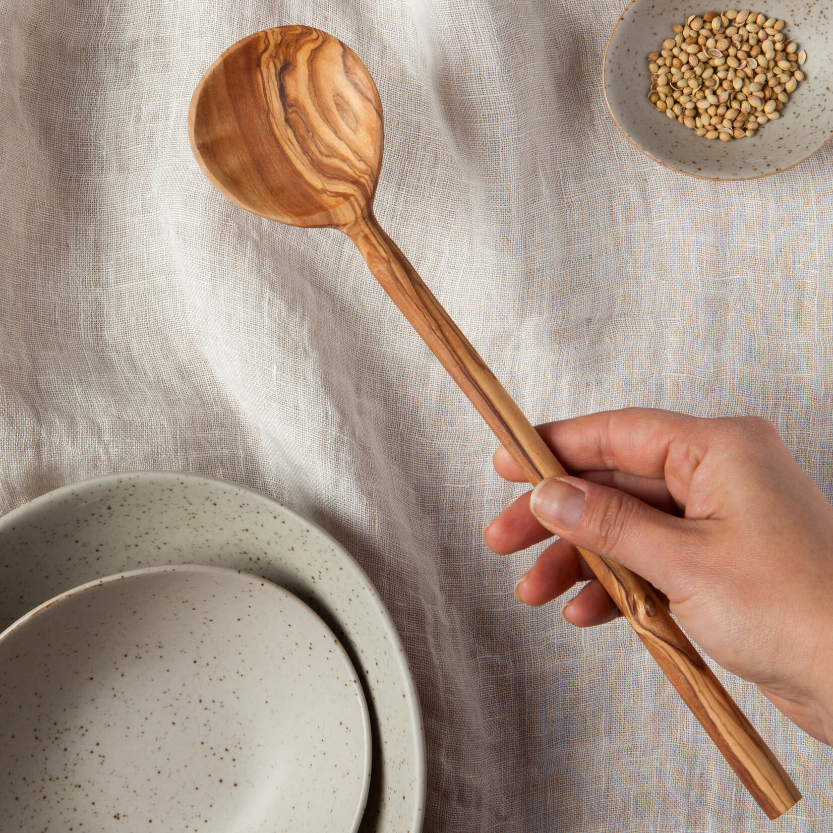 Danica Brands Spoon Long Olive Wood, Small | Danica Brands