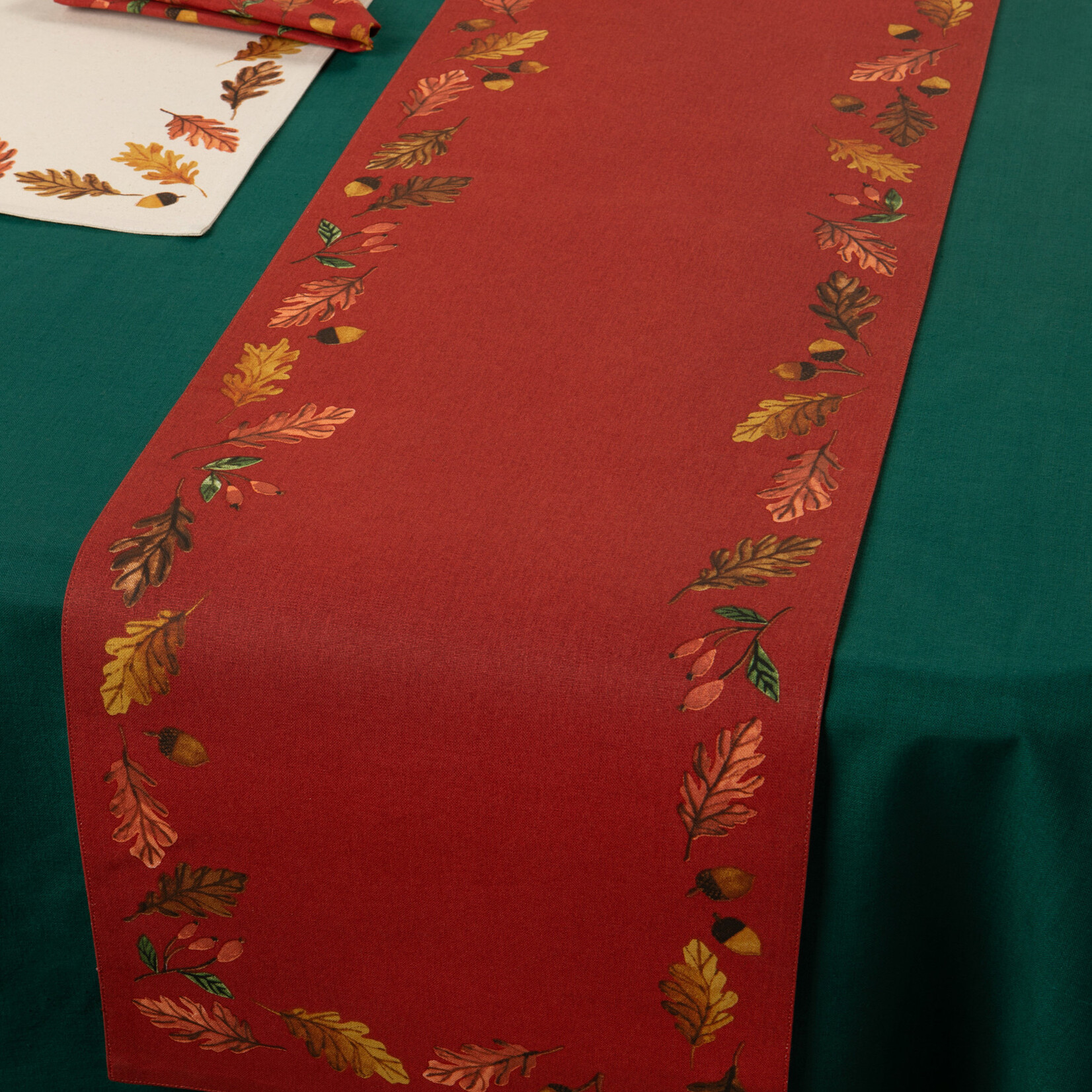 Danica Brands Table Runner - Oak and Acorn | Danica Brands