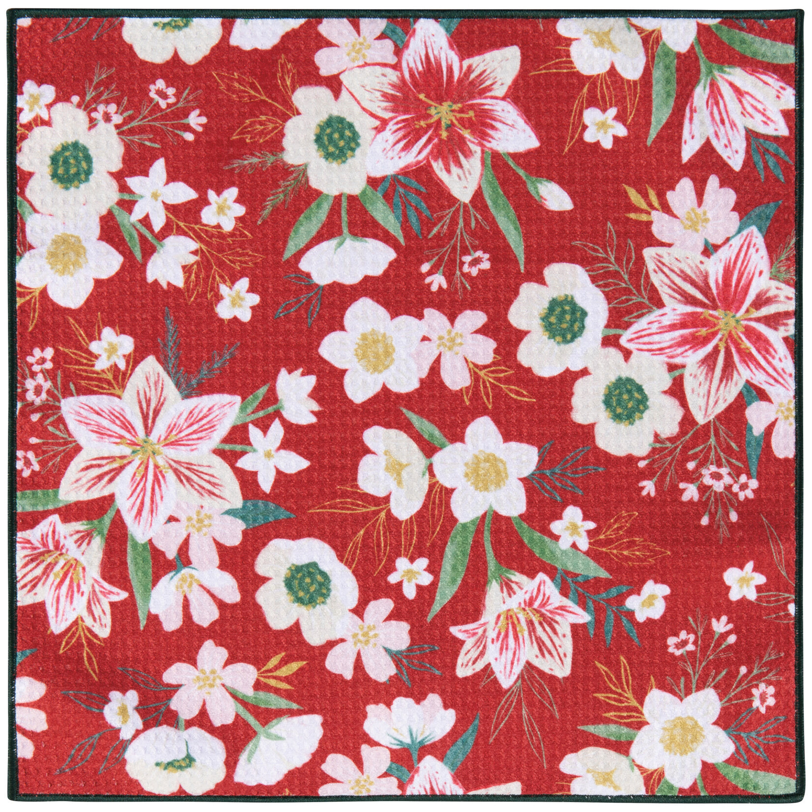 Danica Brands Recycled Microfibre Dishcloth - Amaryllis Christmas | Danica Brands