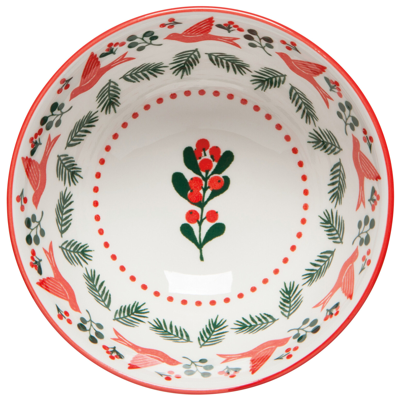 Danica Brands Bowl 4 inch - Winterberry Stamped Christmas | Danica Brands
