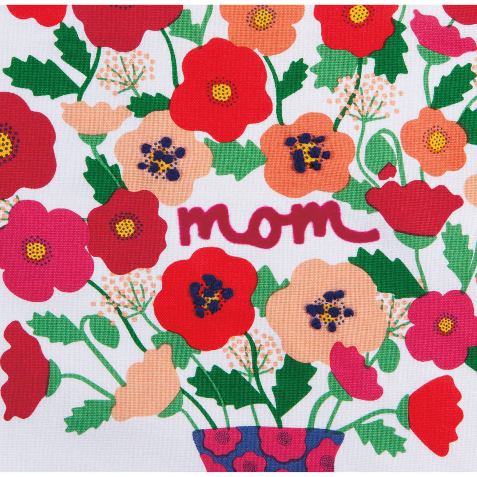 Danica Brands Tea Towel - Deco Poppy - Mother's Day | Danica Brands