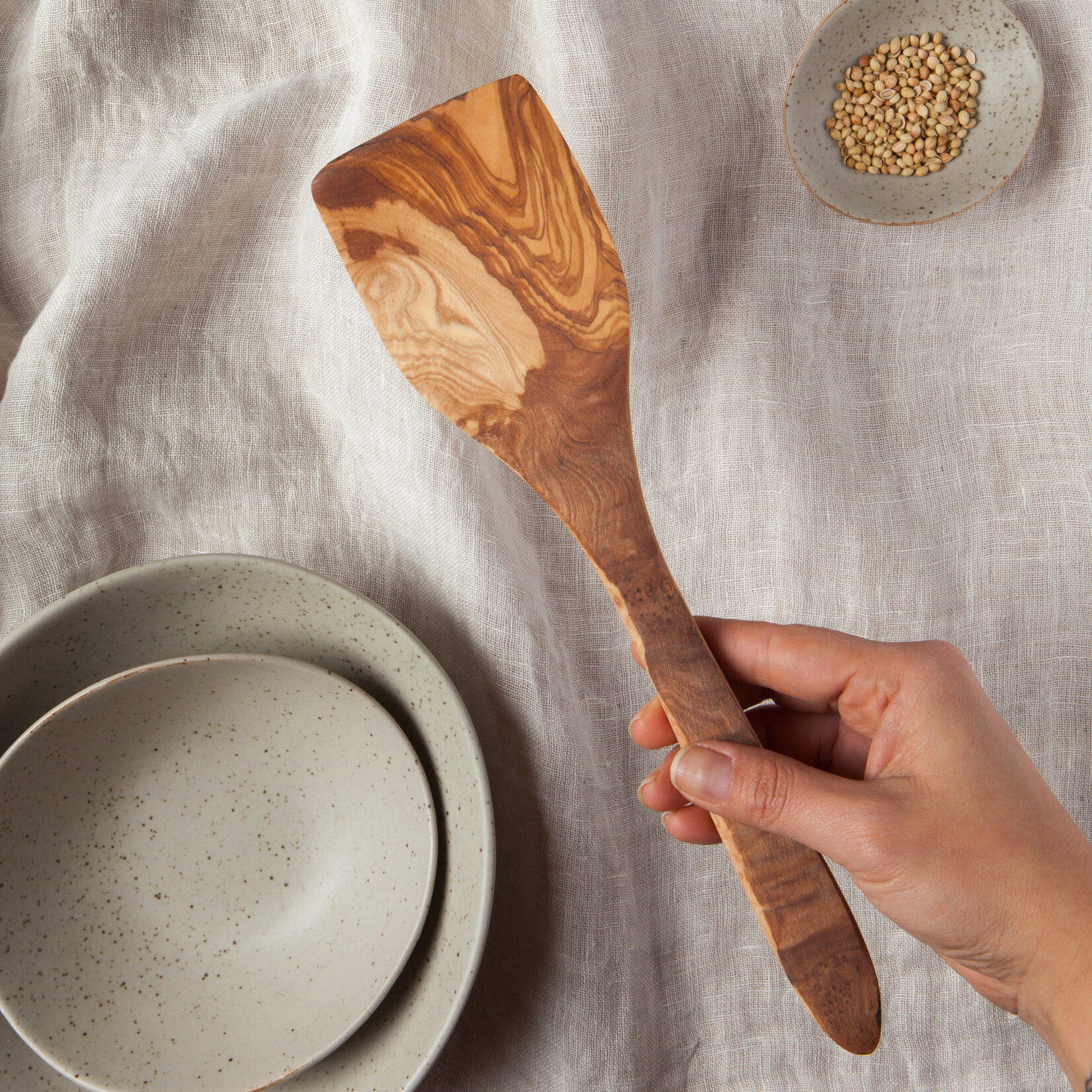Danica Brands Spatula Flat Olive Wood | Danica Brands