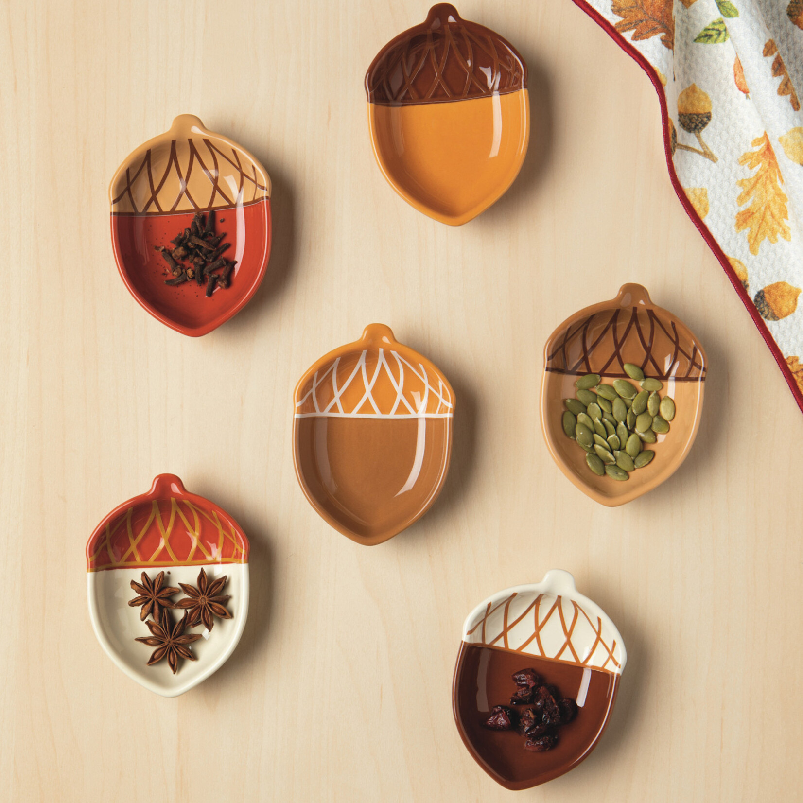 Danica Brands Pinch Bowls Set of 6 - Oak and Acorn | Danica Brands