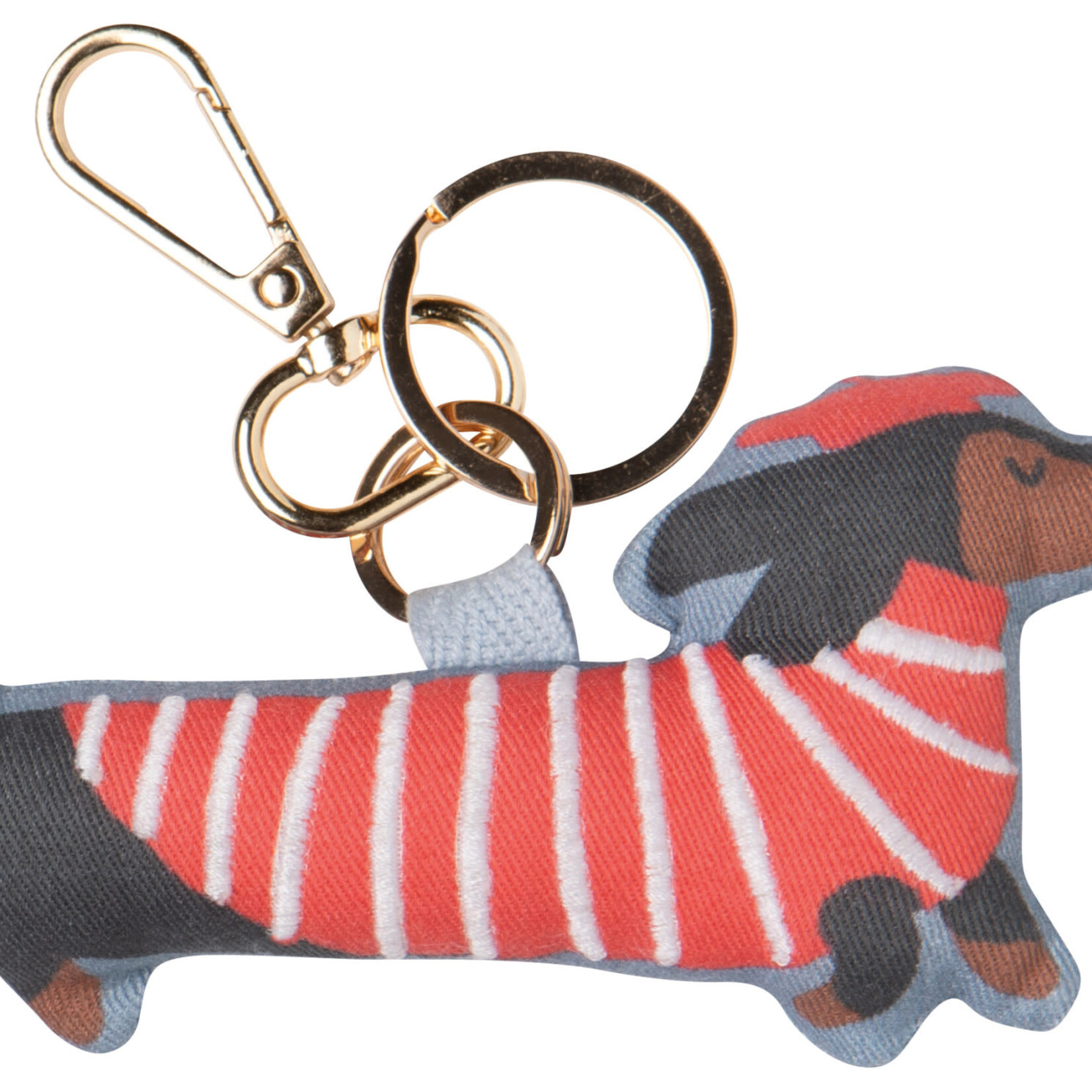 Danica Brands Cotton Bag Charm - Dashing Dachschunds | Danica Brands