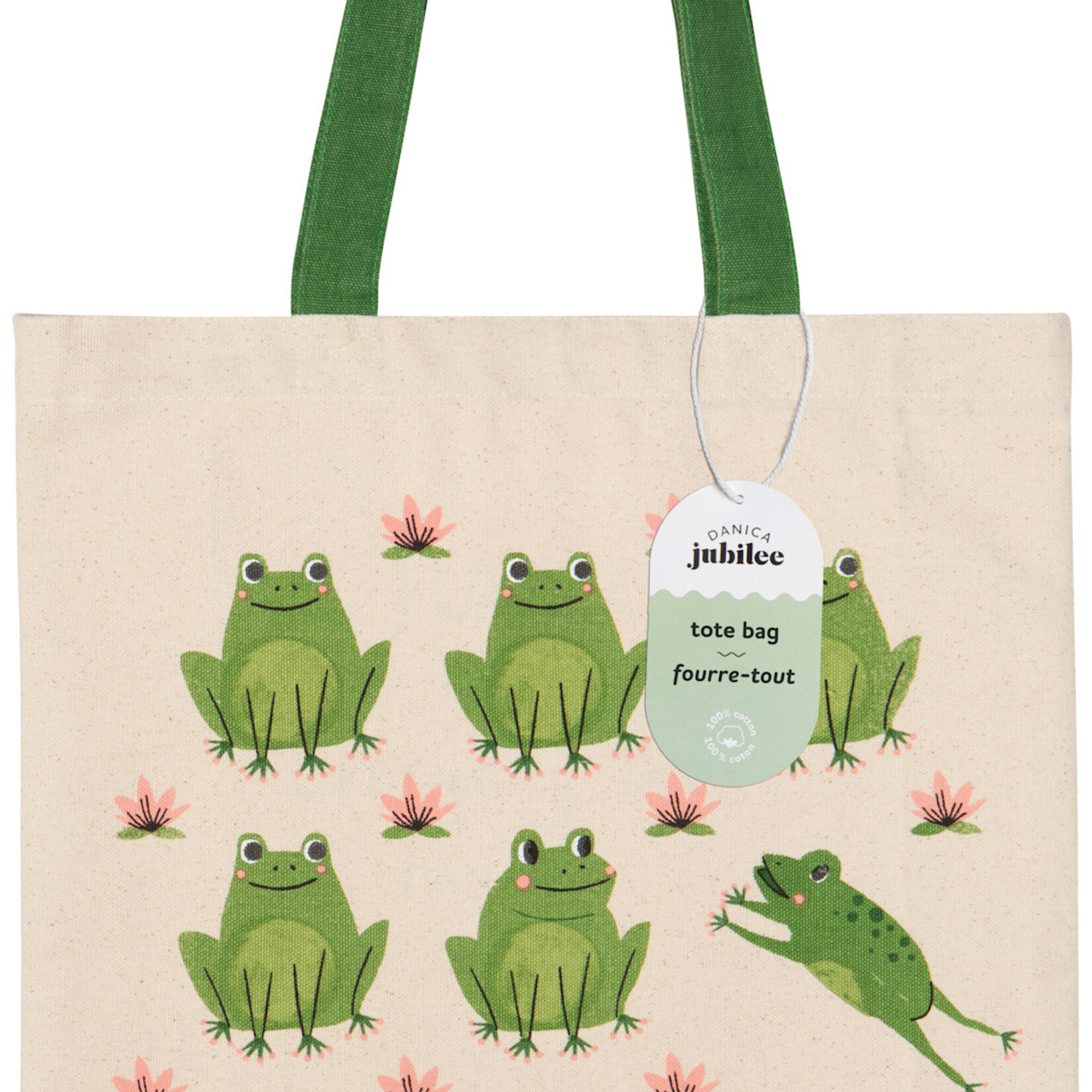 Danica Brands Jubilee Ribbit Tote Bag