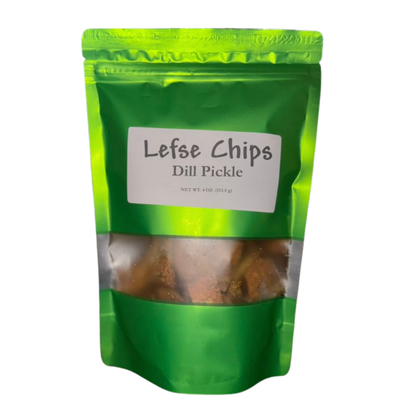 Tiger Trail DIll Pickle Lefse Chips 4oz | Tiger Trail