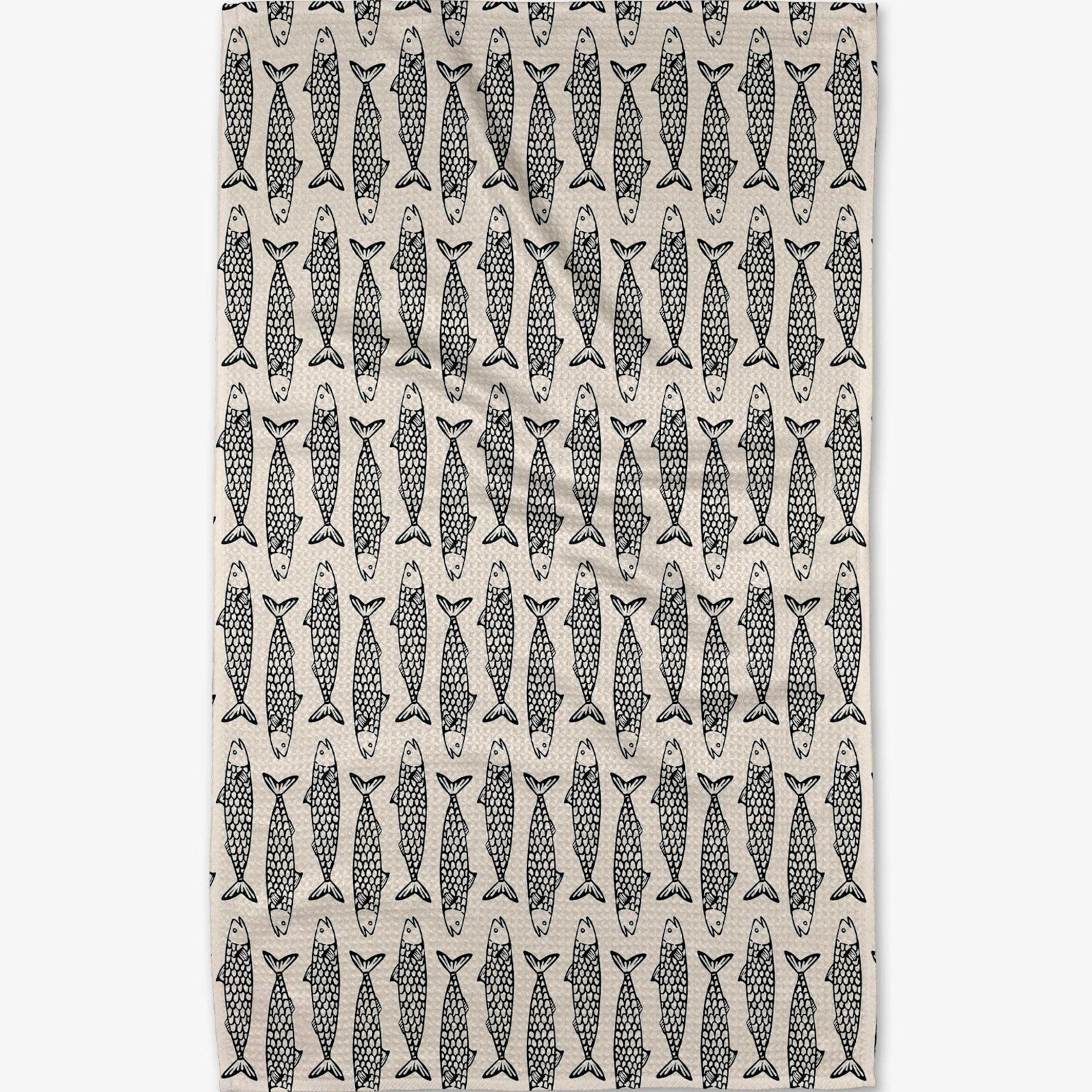 Geometry Fish Friends Tea Towel | Geometry