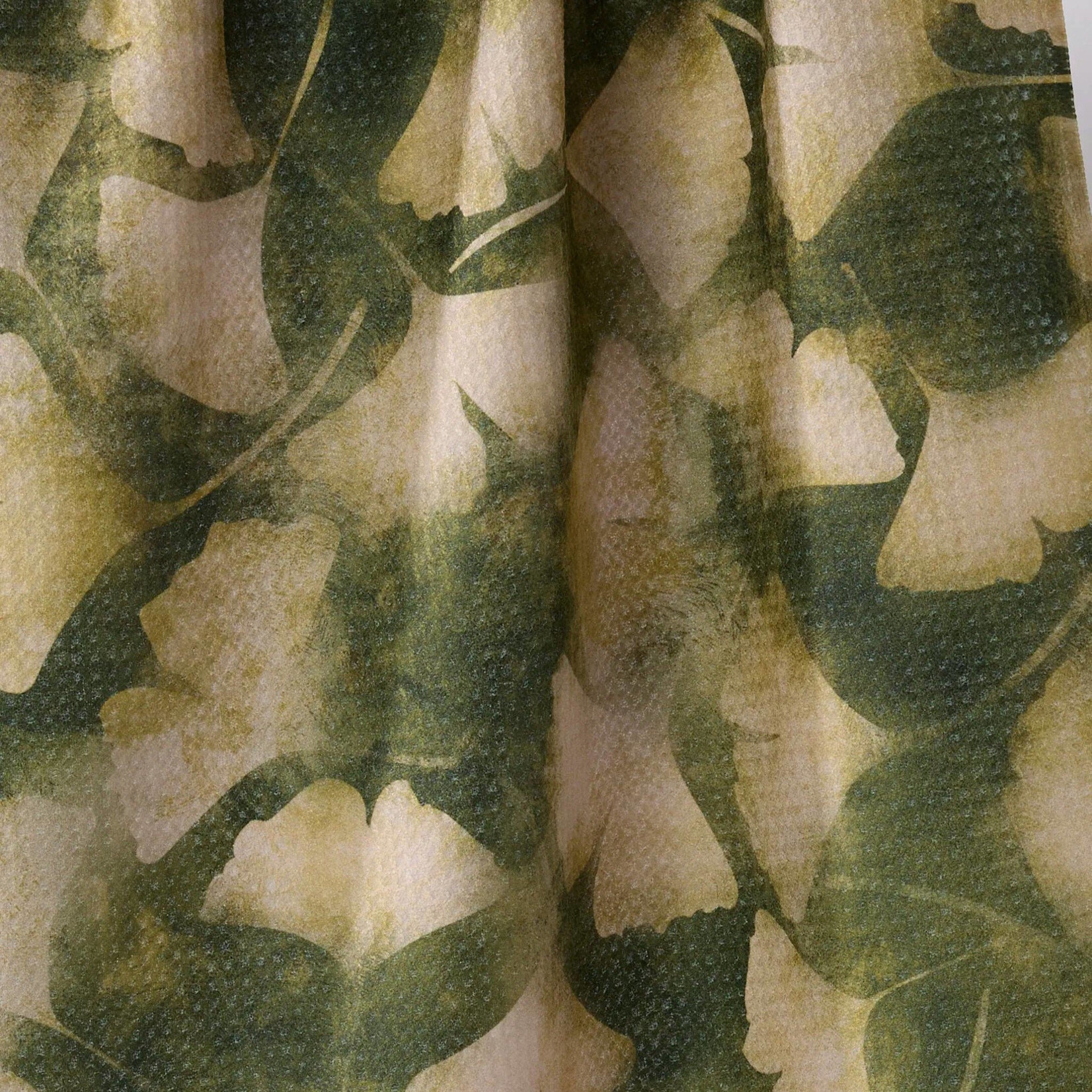 Geometry Gilded Ginkgo Tea Towel